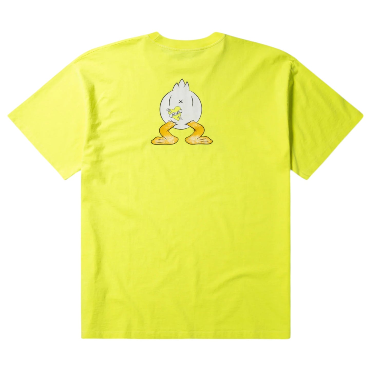 AGED AYE DUCK FLUORO SS TEE / SAFETY YELLOW