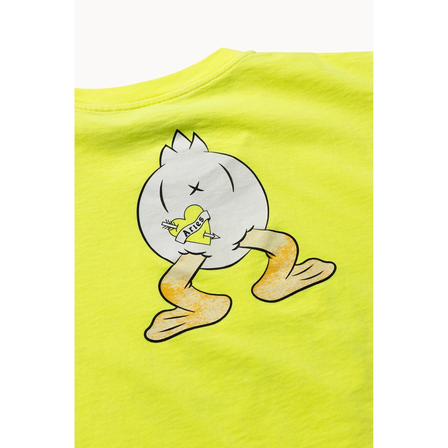 AGED AYE DUCK FLUORO SS TEE / SAFETY YELLOW