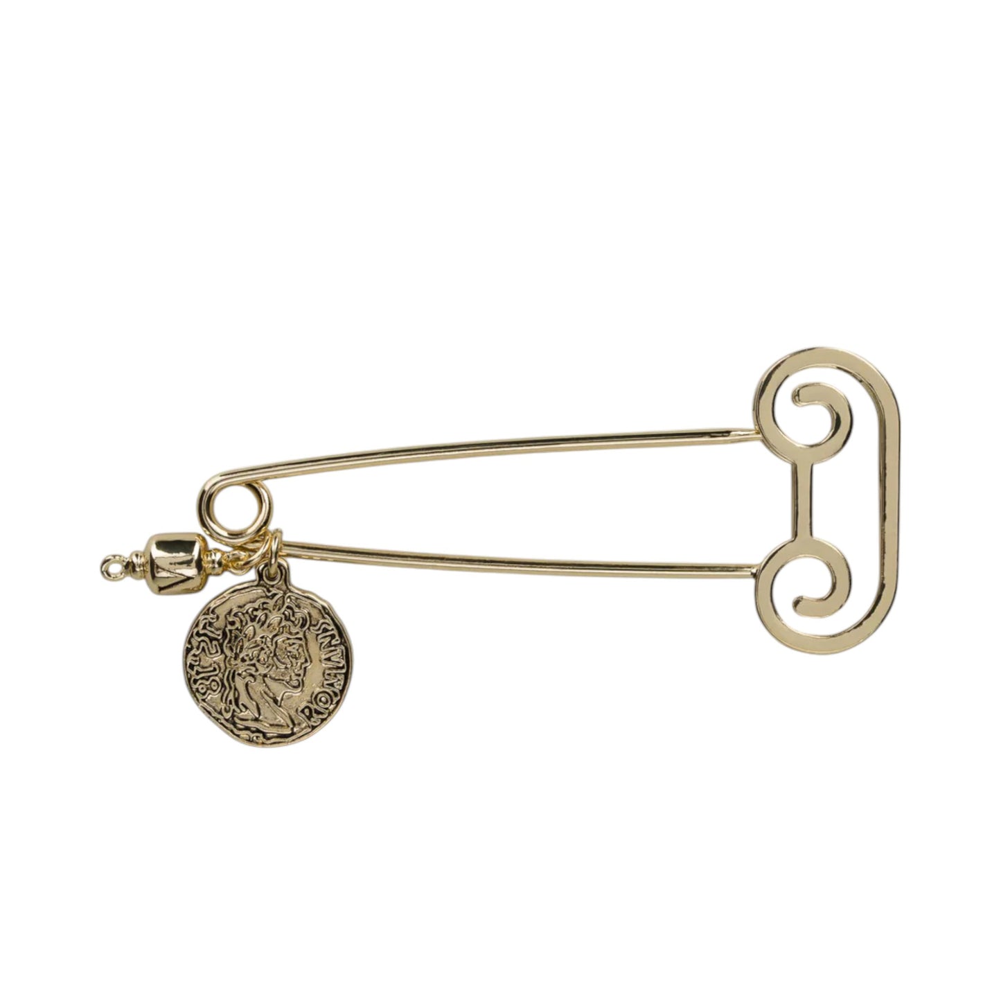 COLUMN SAFETY PIN / GOLD