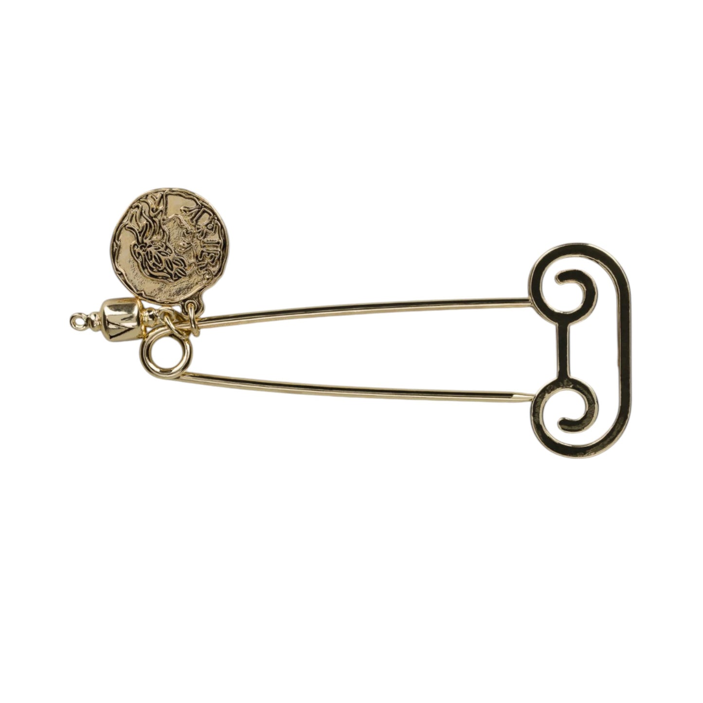 COLUMN SAFETY PIN / GOLD