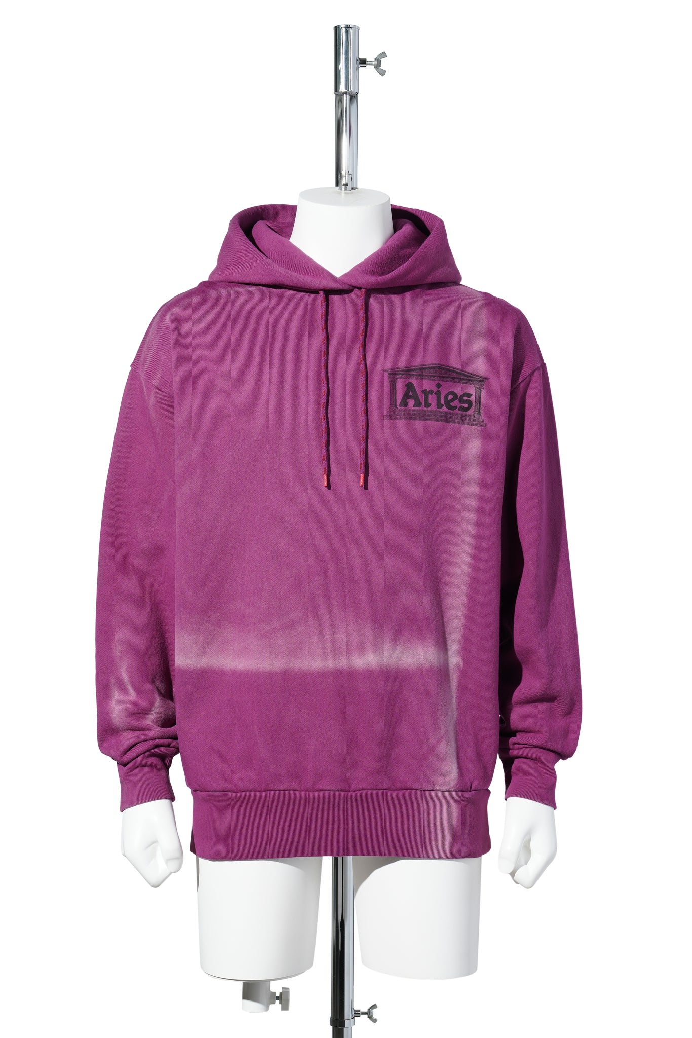 PREMIUM SUNBLEACHED TEMPLE HOODIE / PURPLE