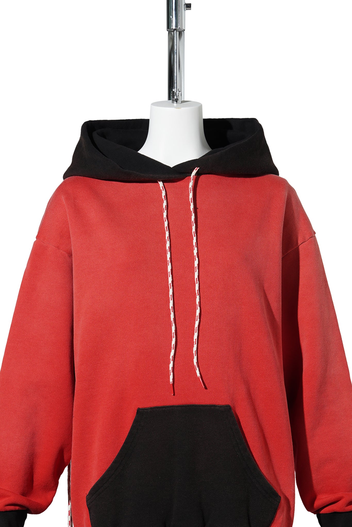 SUNBLEACHED PREMIUM TENPLE SPORTS HOODIE / RED