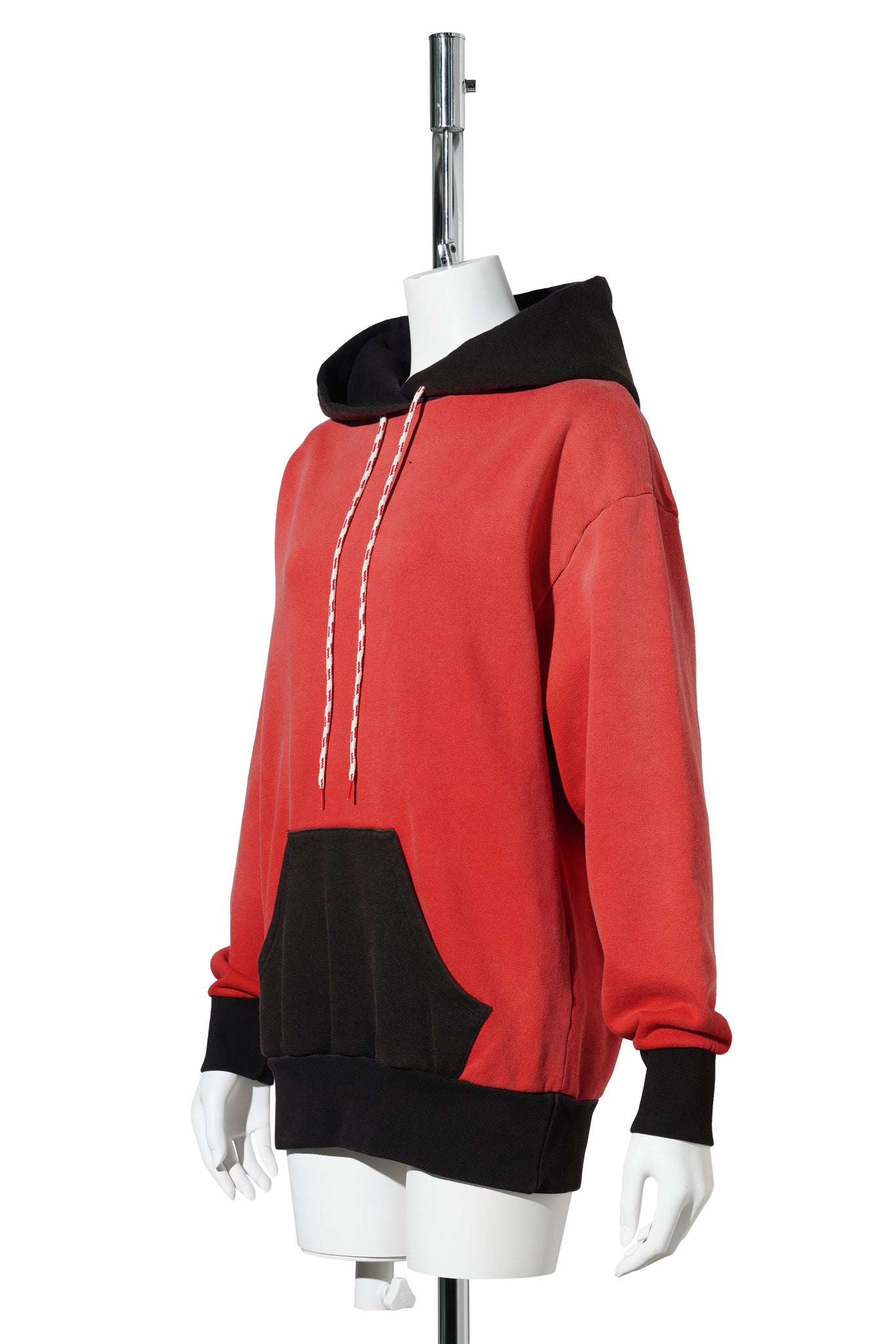 SUNBLEACHED PREMIUM TENPLE SPORTS HOODIE / RED