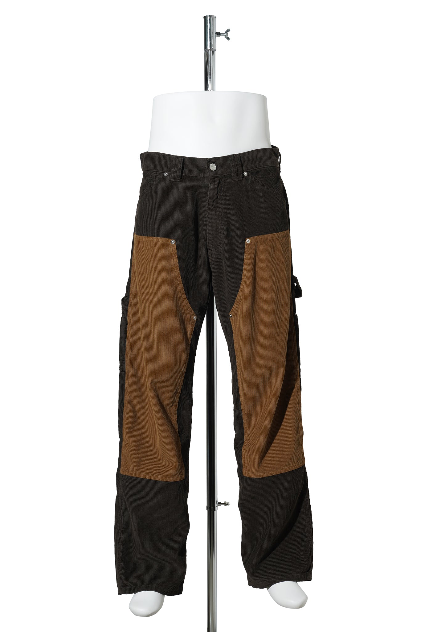 WASHED CORD CARPENTER JEAN / BROWN