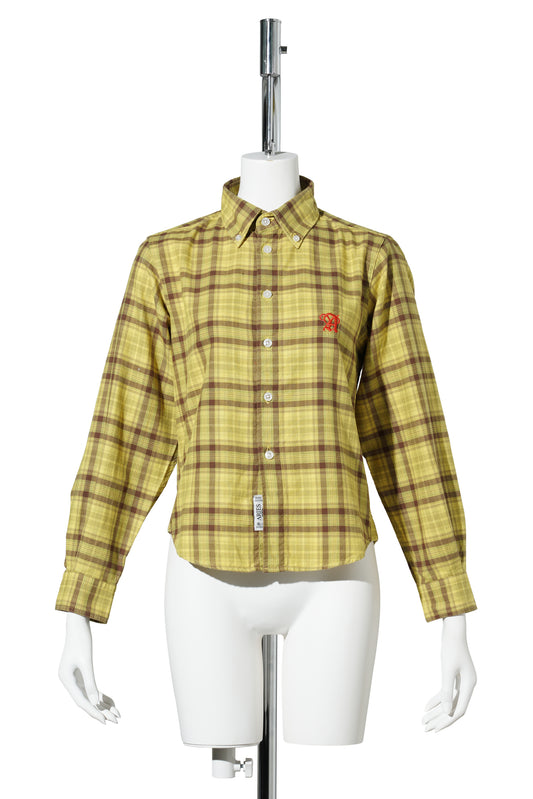 OVERDYED CLASSIC PLAID LS SHIRT / YELLOW