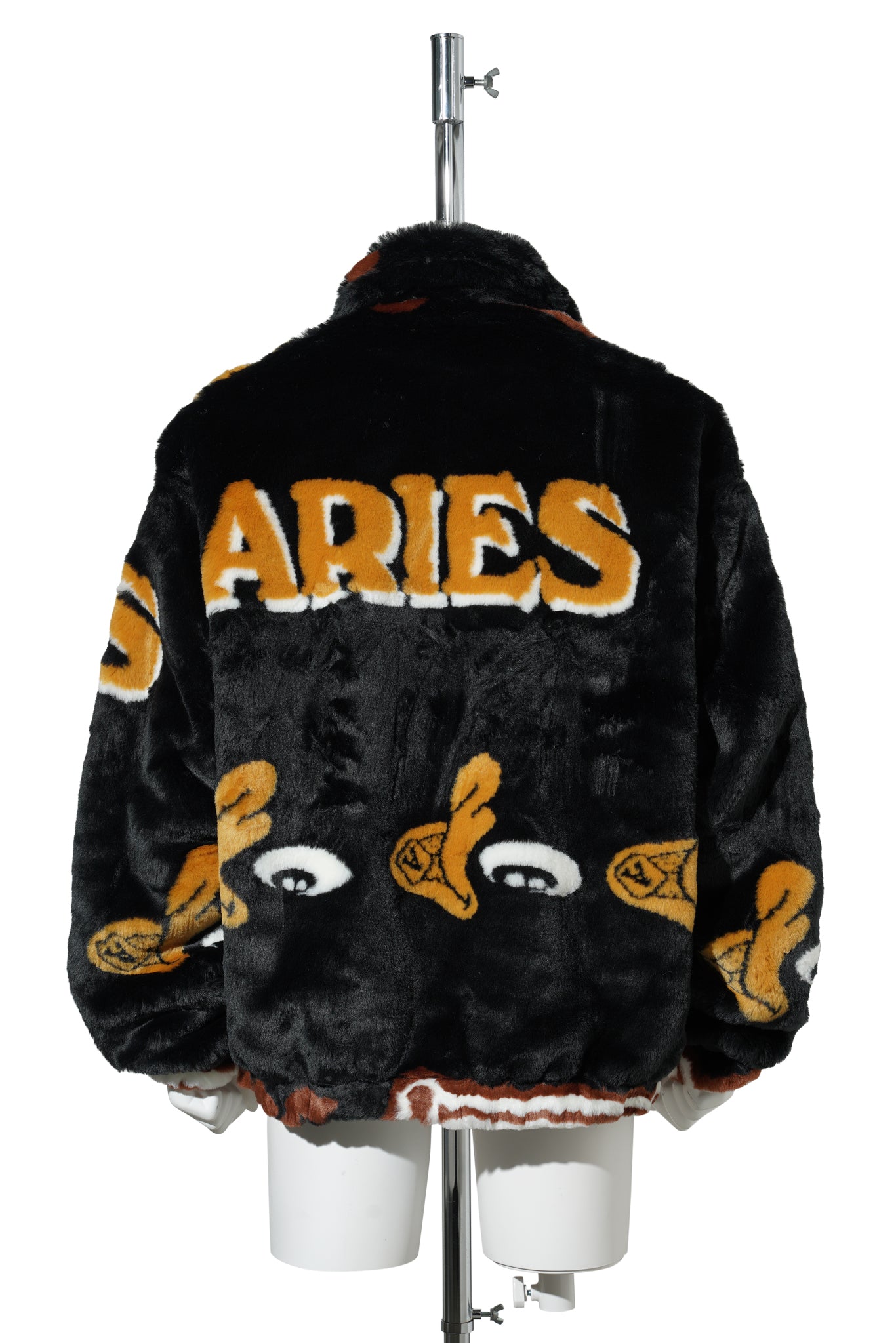 FUZZY DUCK DOES HE OVERSIZED BOMBER JACKET / MULTI