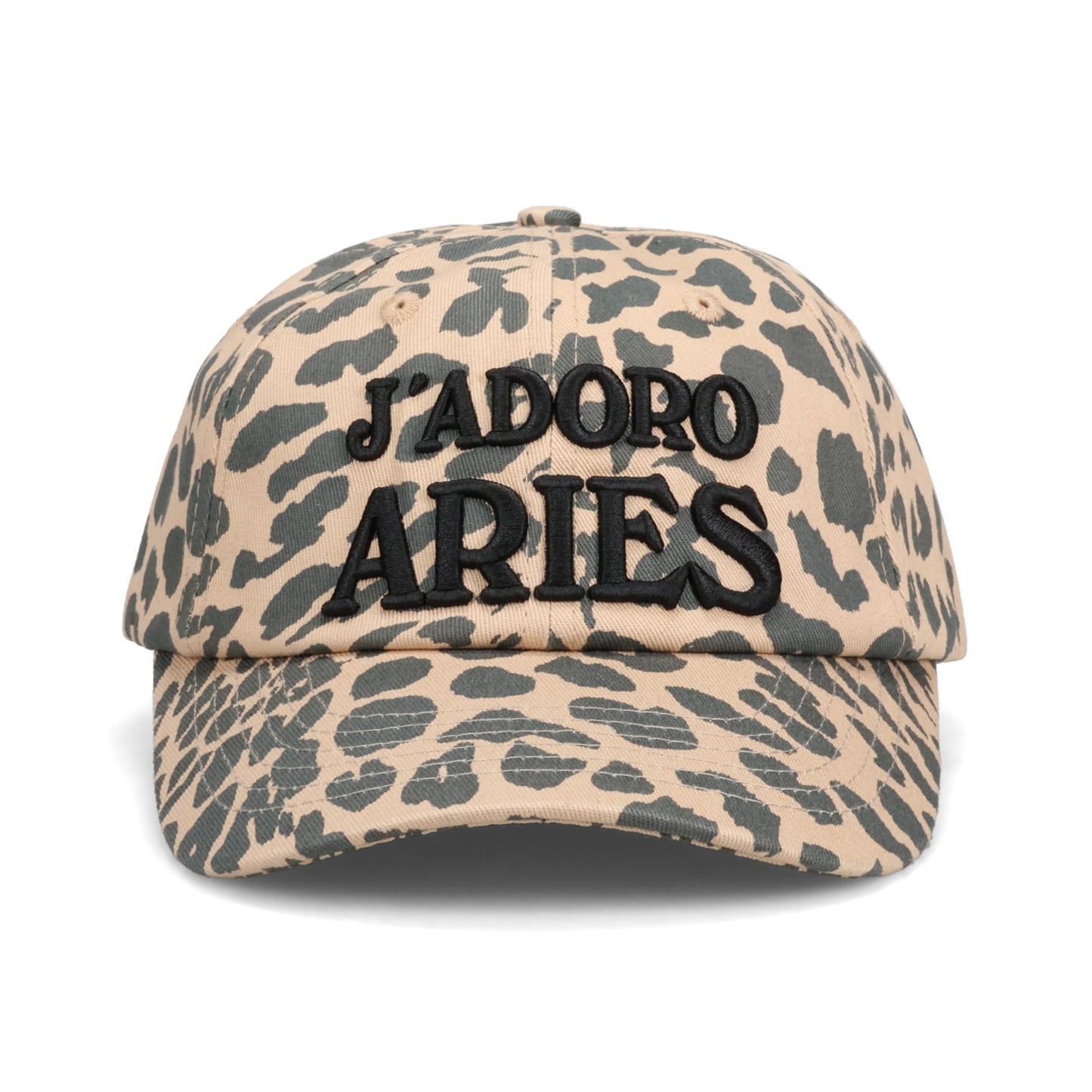 J'ADORO ARIES LEOPARD CAP / BEIGE