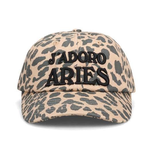 J'ADORO ARIES LEOPARD CAP / BEIGE