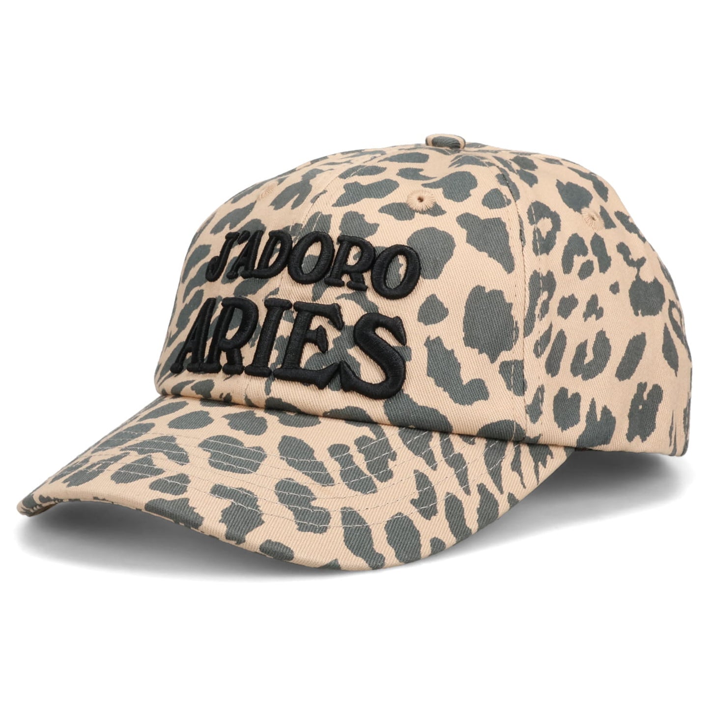 J'ADORO ARIES LEOPARD CAP / BEIGE