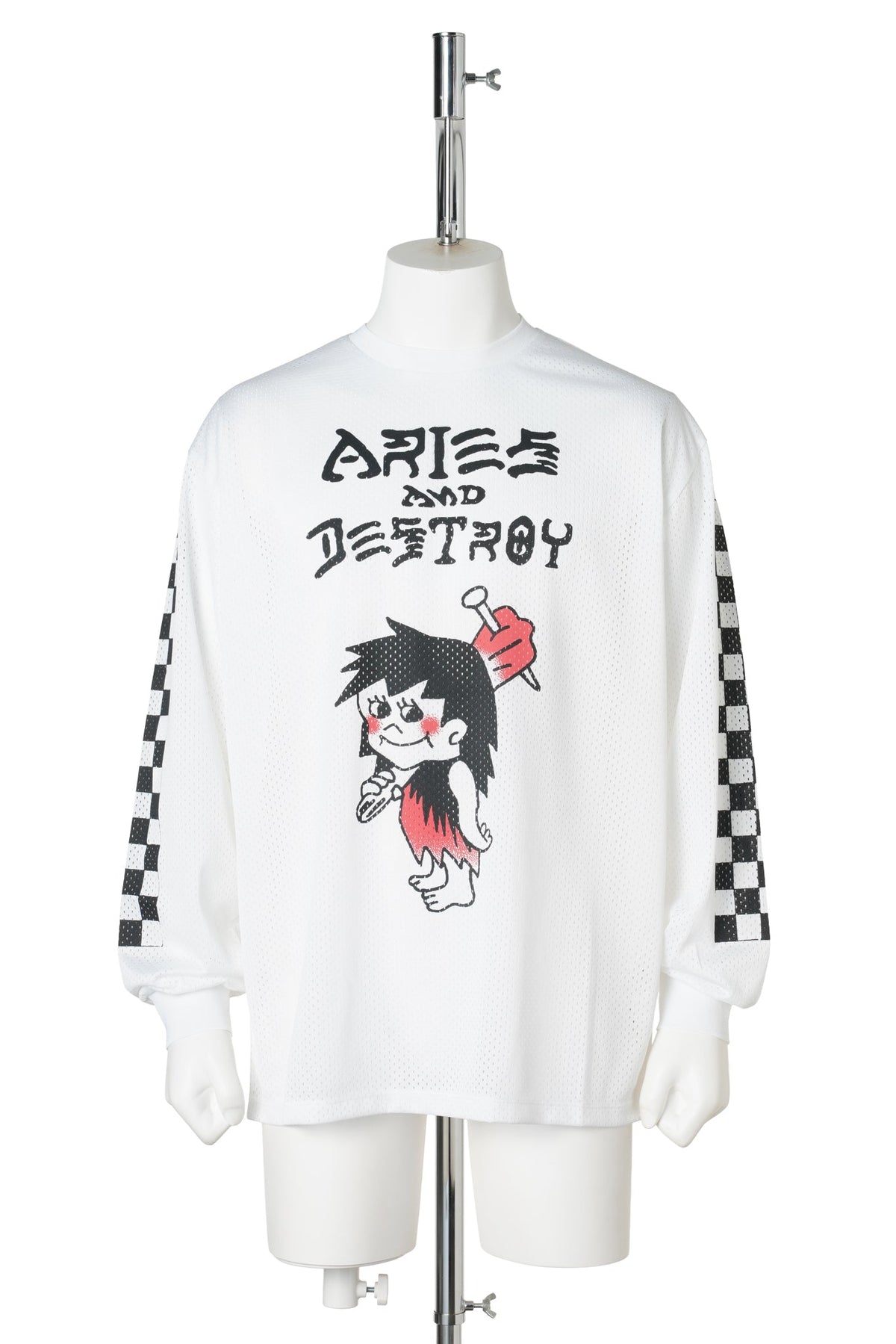 AIRTEX CARTOON PAGANS LS TEE / WHITE