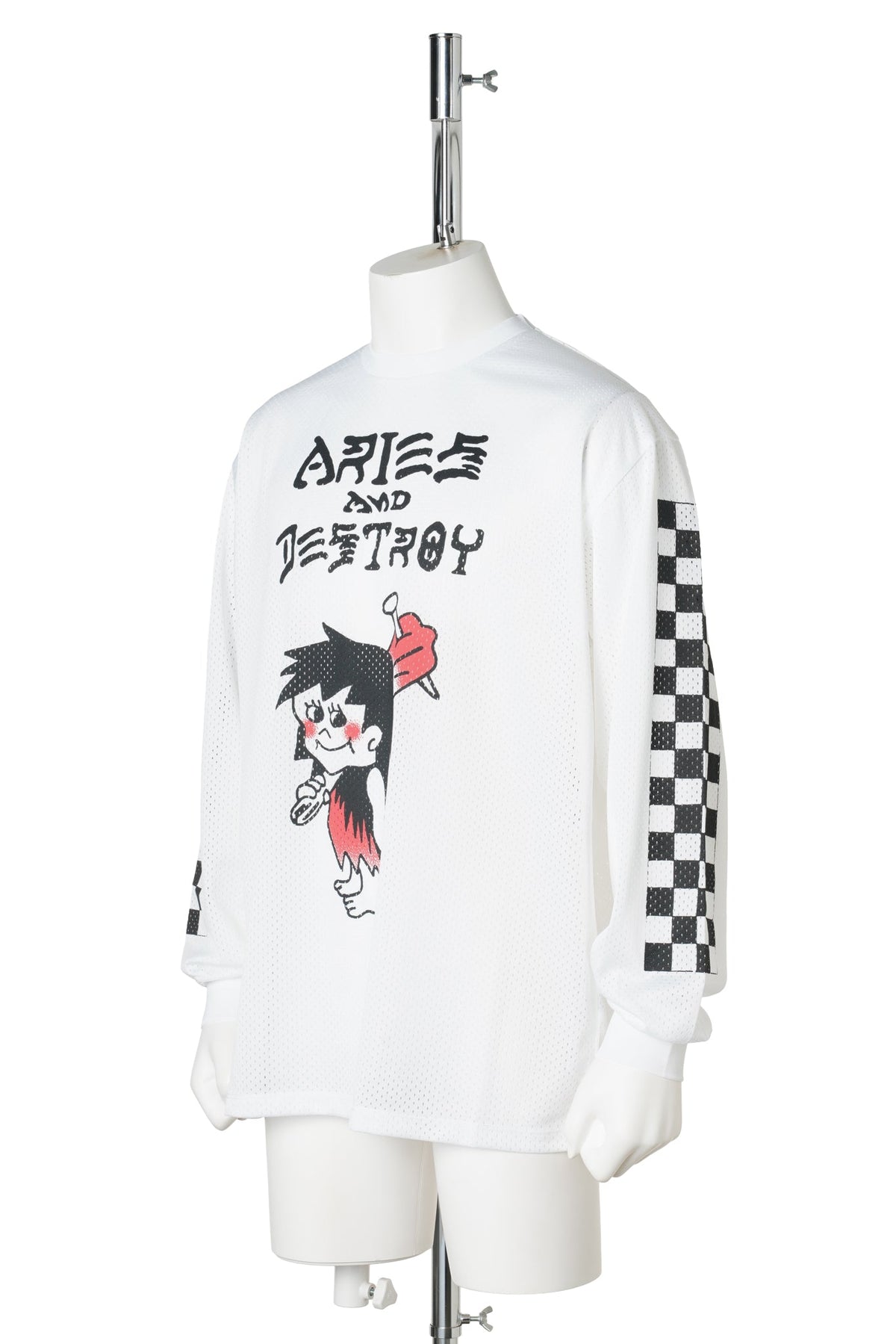 AIRTEX CARTOON PAGANS LS TEE / WHITE