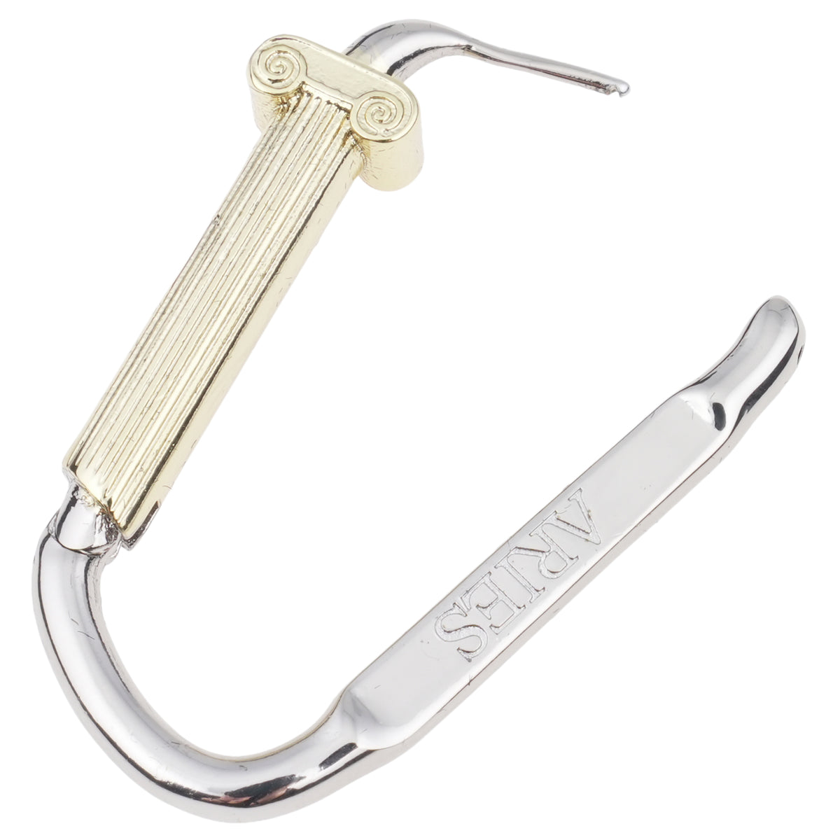 MINI COLUMN CARABINER EARRING / SILVER/GOLD