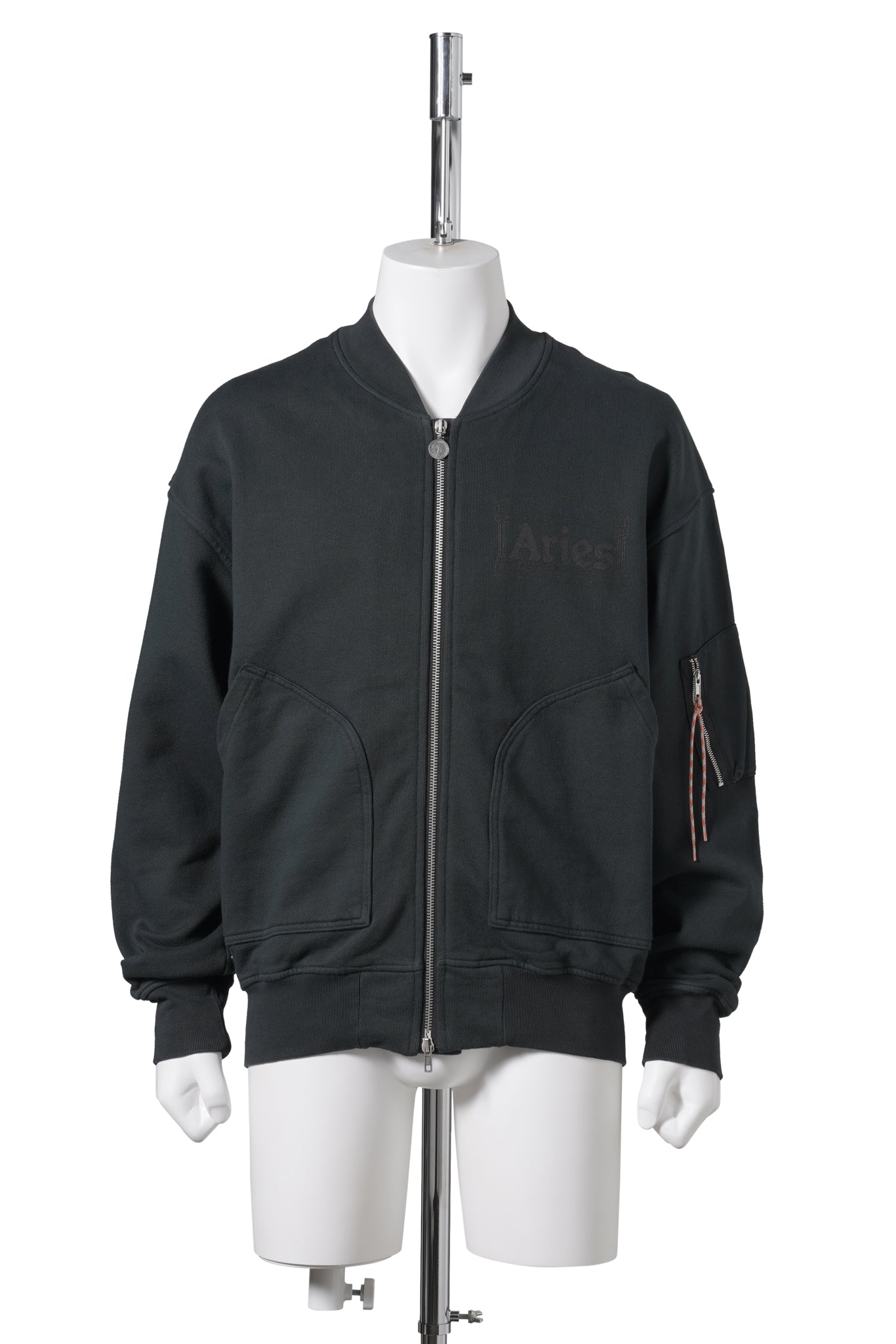 PREMIUM FADED TEMPLE BOMBER / BLACK