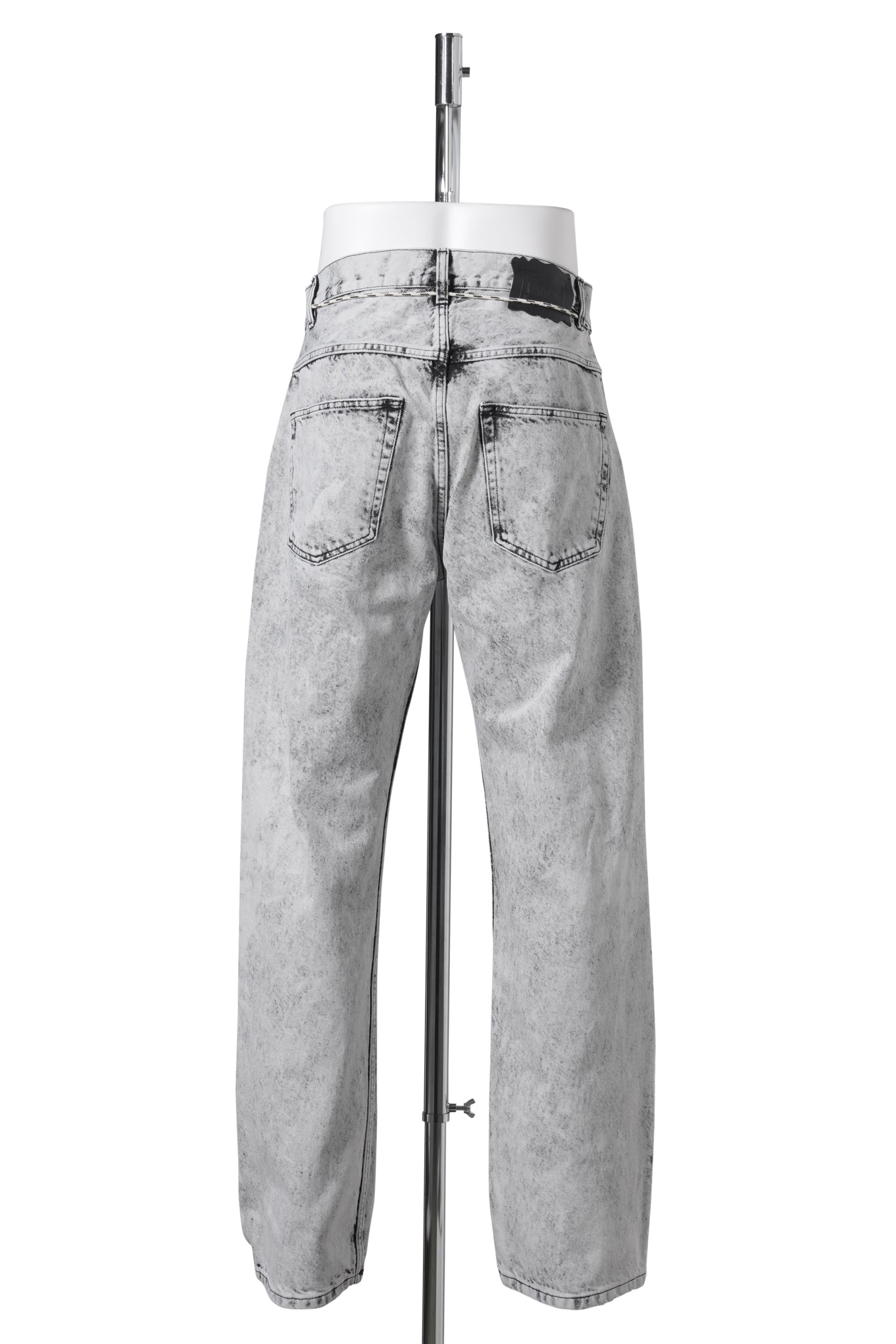 HEAVY ACID WASH BATTEN JEAN / GREY