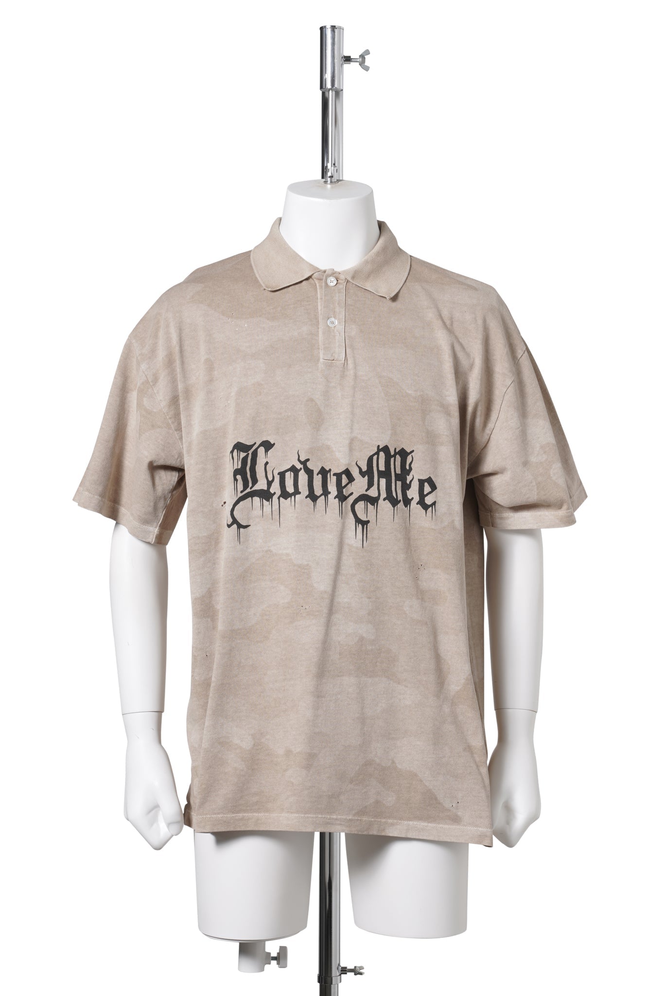AGED ANGEL CAMO SS POLO SHIRT / DESERT