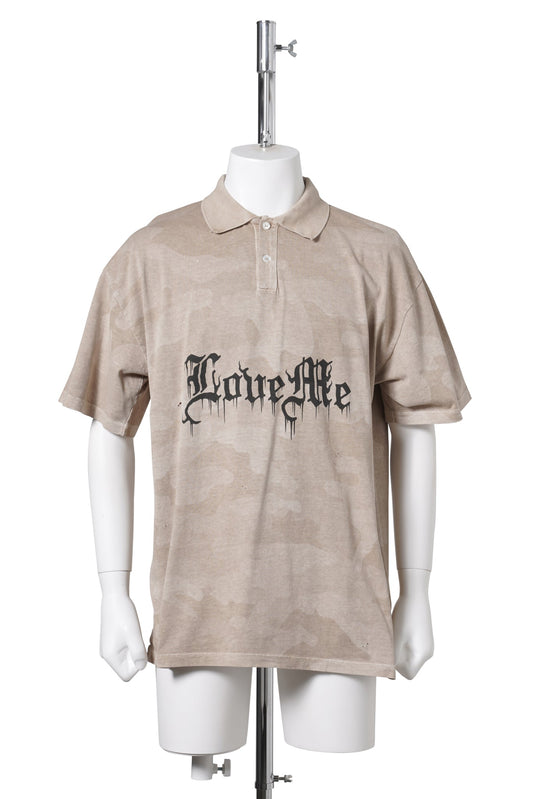 AGED ANGEL CAMO SS POLO SHIRT / DESERT