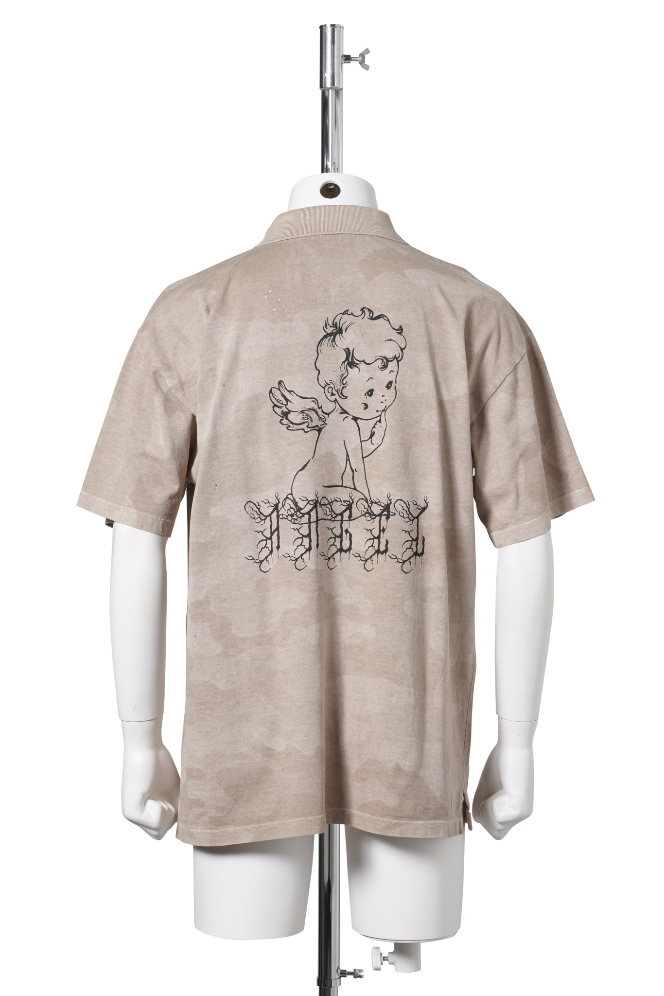 AGED ANGEL CAMO SS POLO SHIRT / DESERT