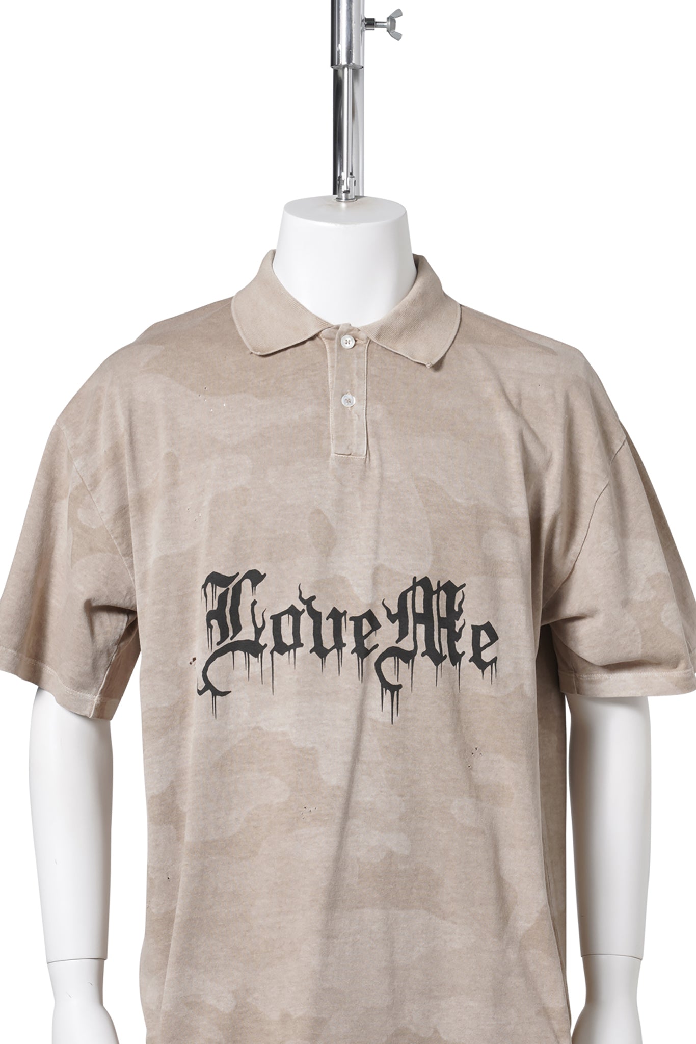 AGED ANGEL CAMO SS POLO SHIRT / DESERT