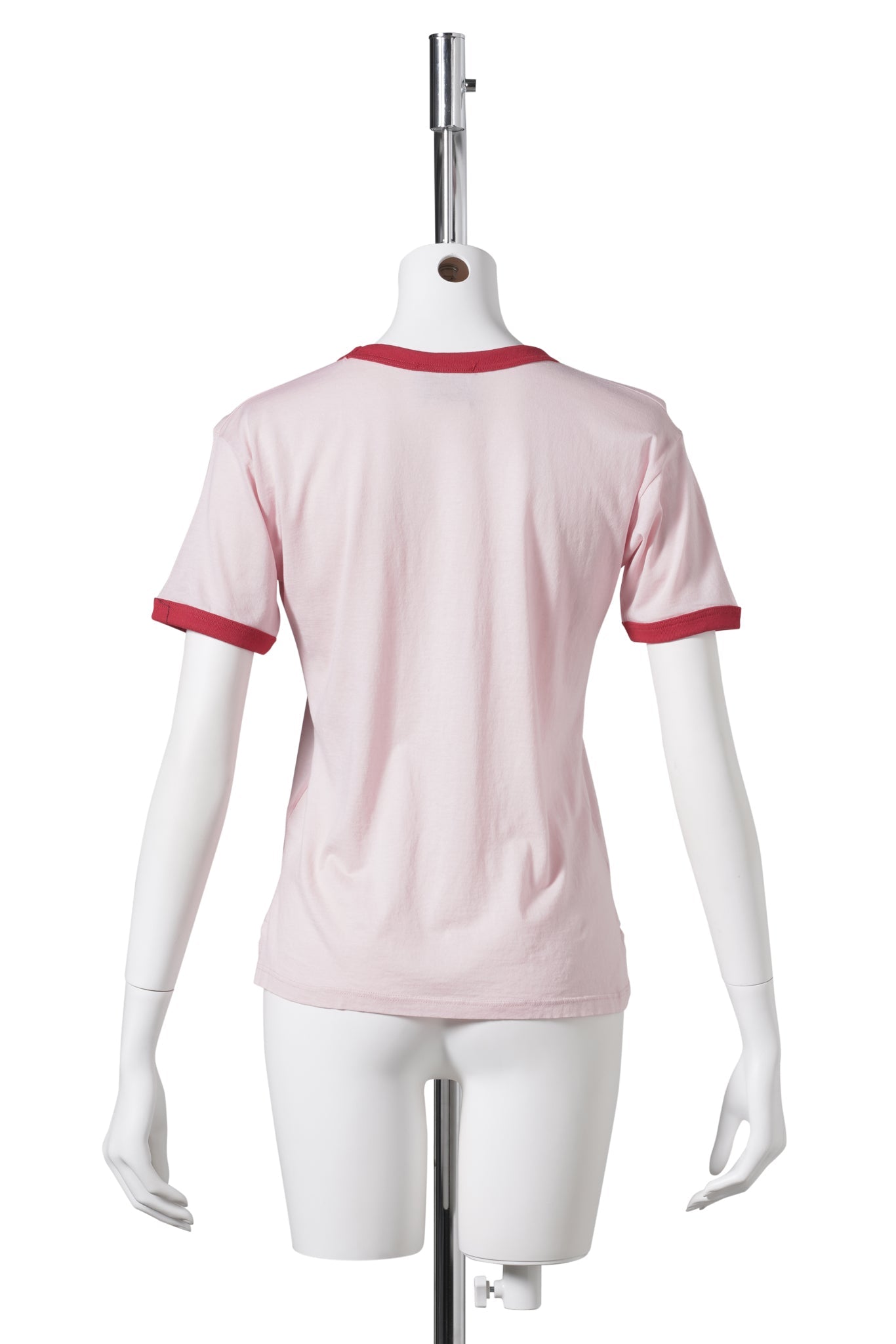 WHO KNOWS SS RINGER TEE / PINK
