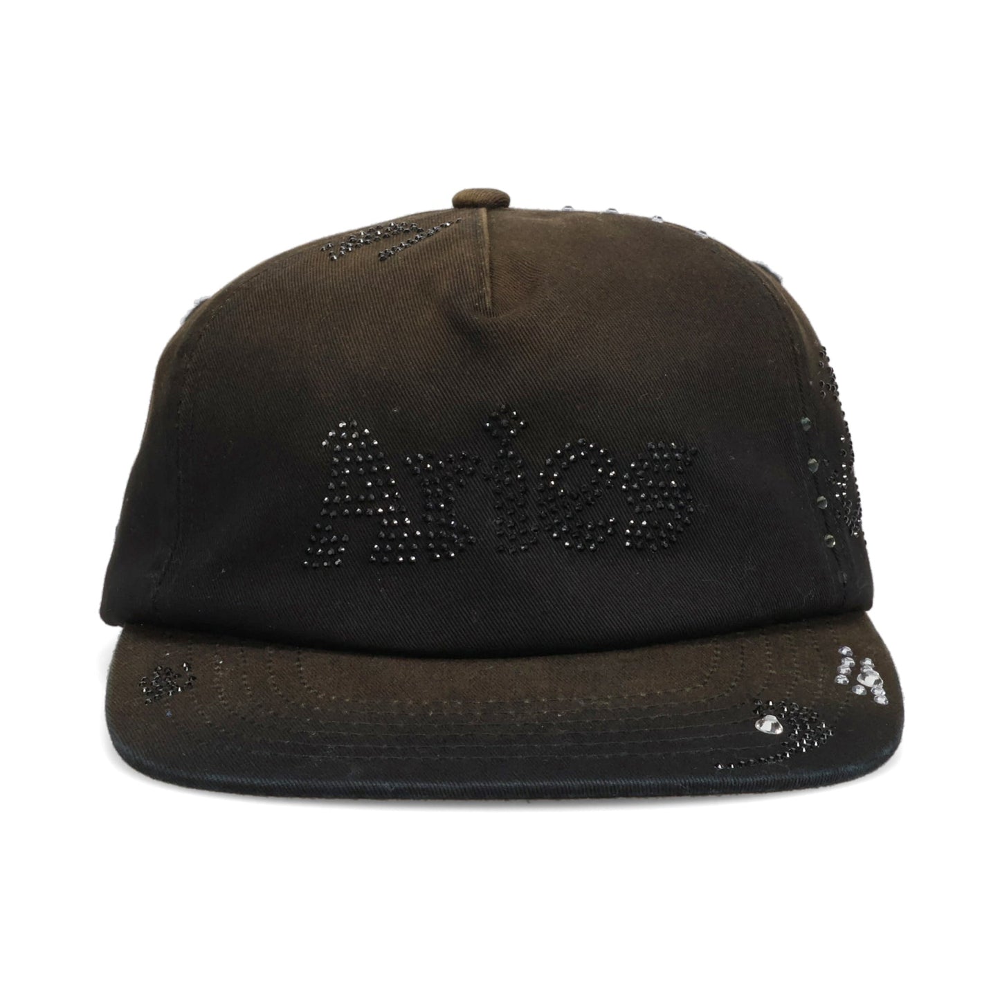 DISTRESSED DIAMANTE CAP / BLACK