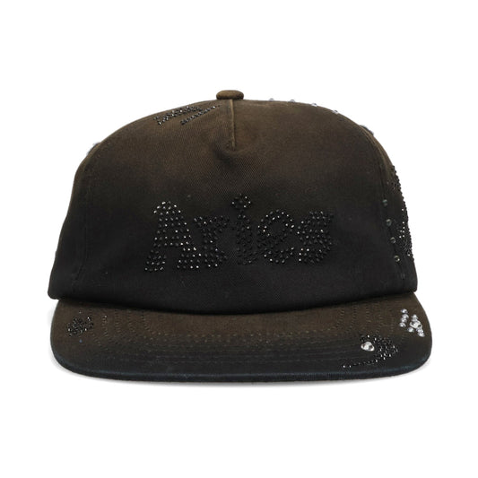 DISTRESSED DIAMANTE CAP / BLACK