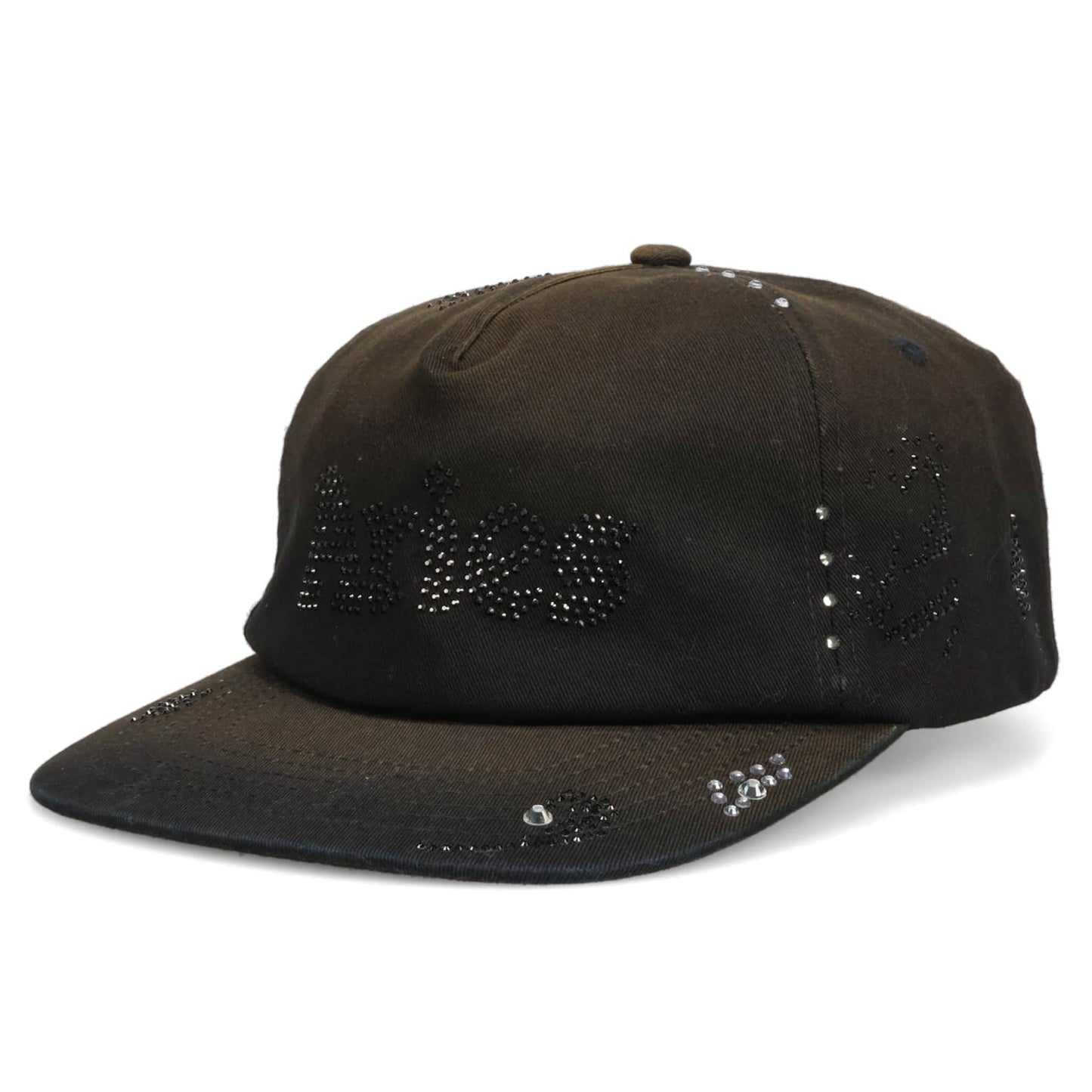 DISTRESSED DIAMANTE CAP / BLACK
