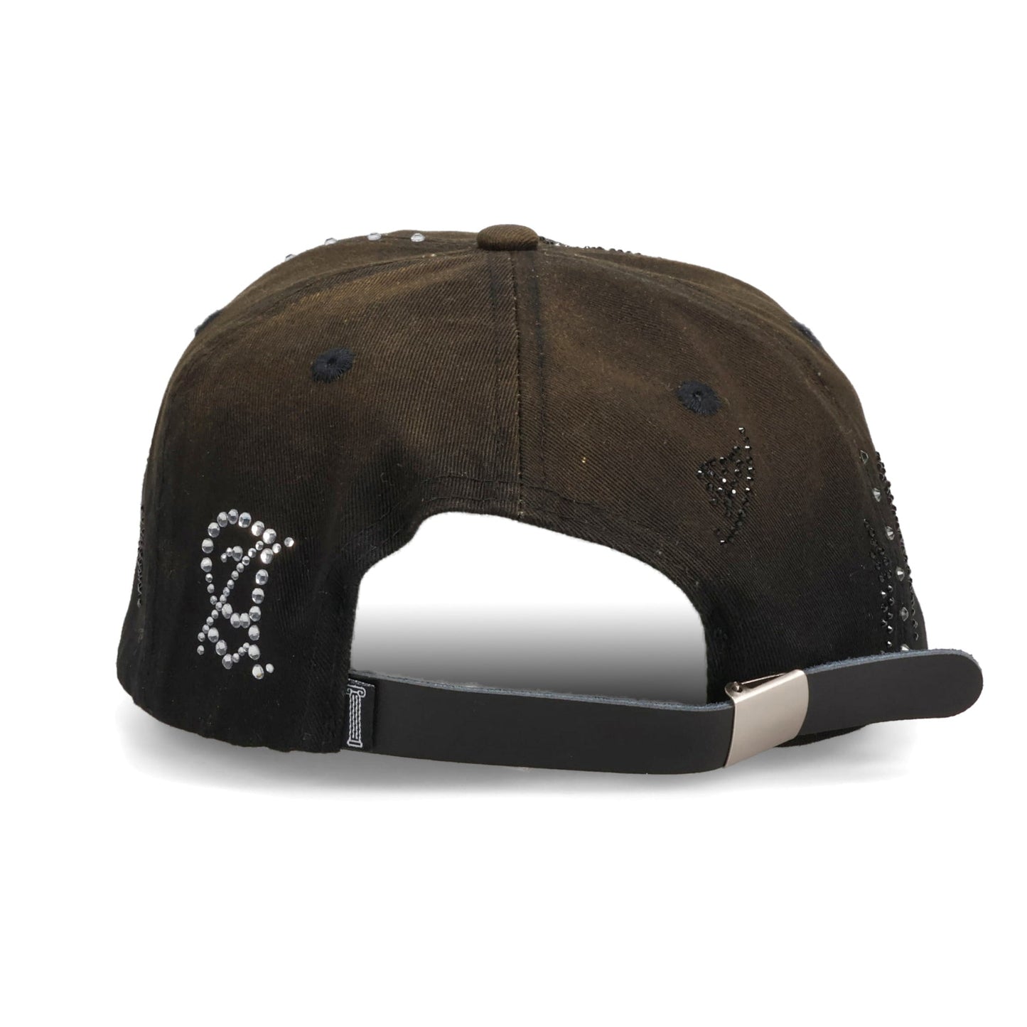 DISTRESSED DIAMANTE CAP / BLACK