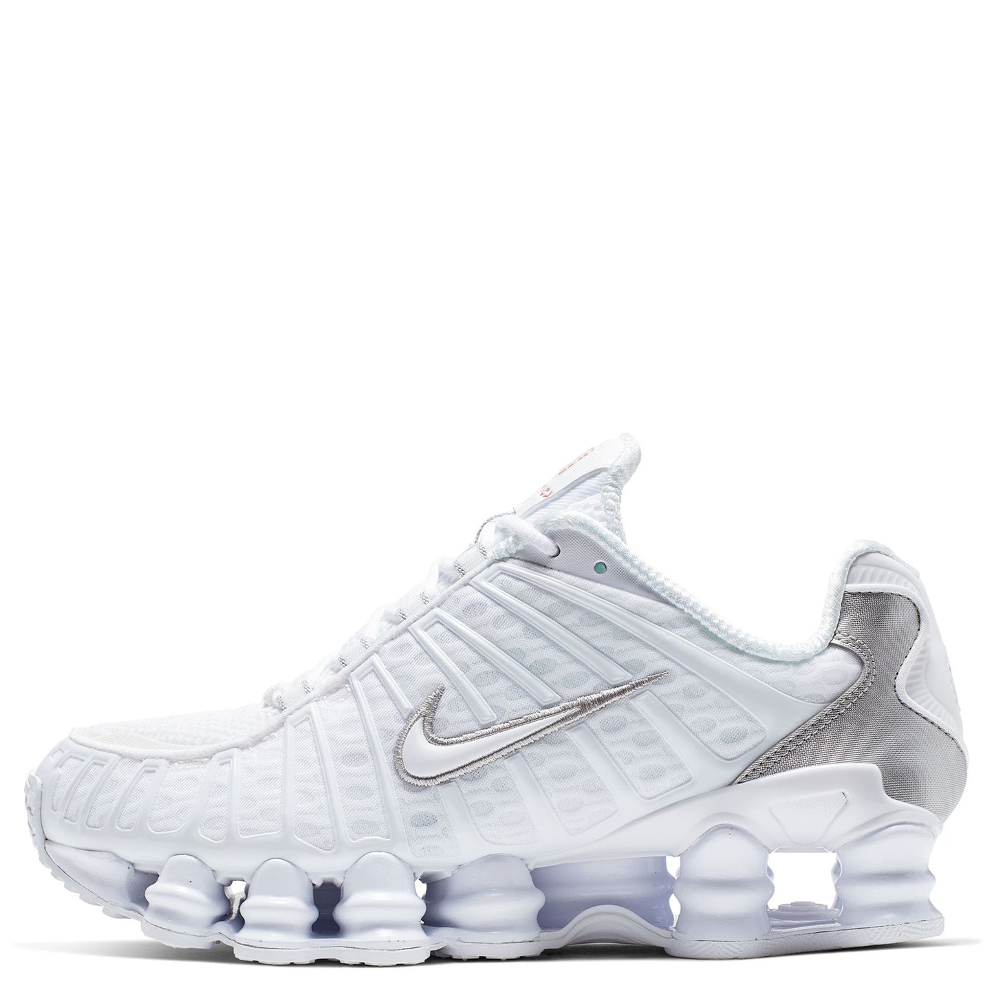 W SHOX TL / 100:WHITE/WHITE-METALLIC SILVER