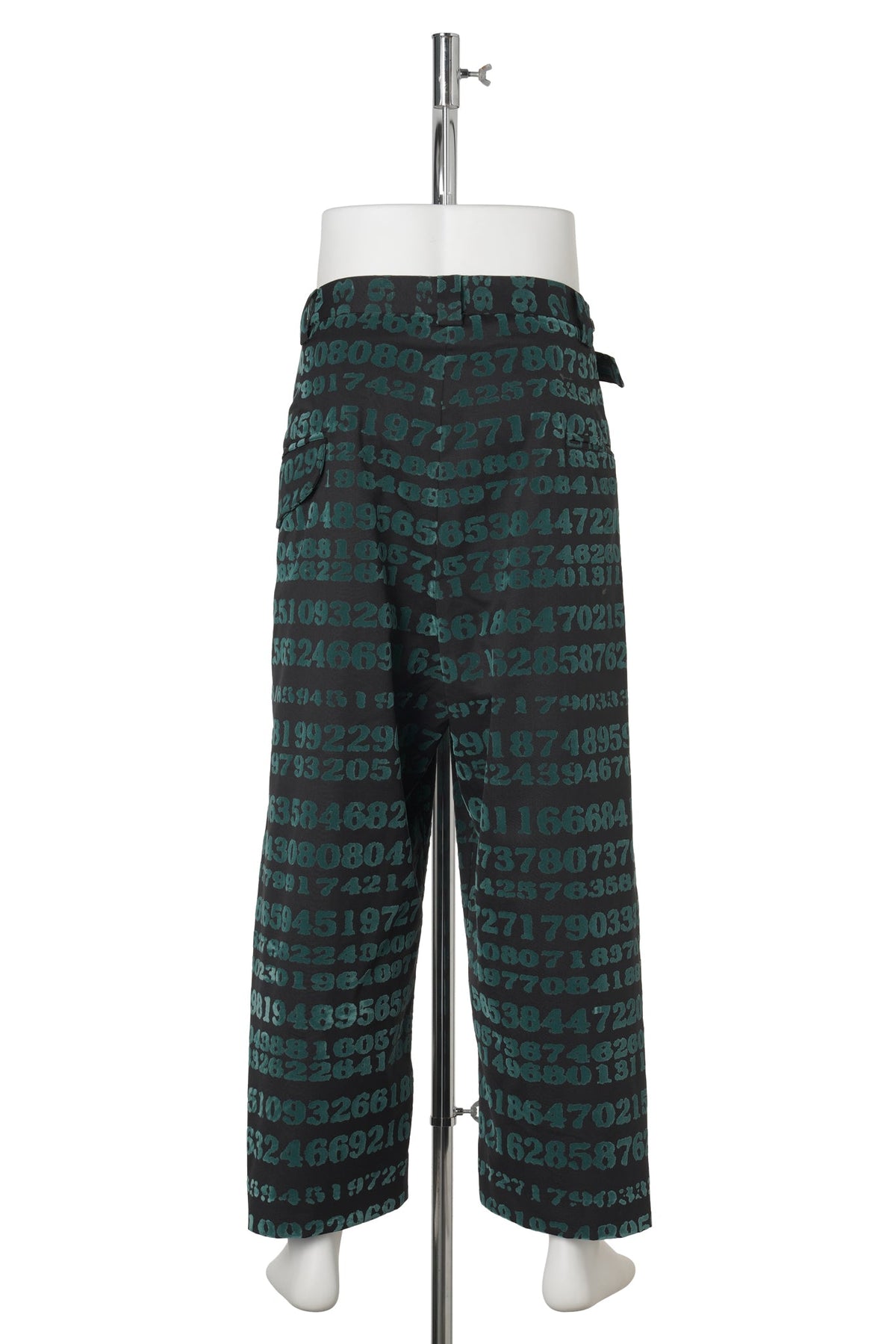 GITS DIGITAL CODE WRAP PANTS / BLACK