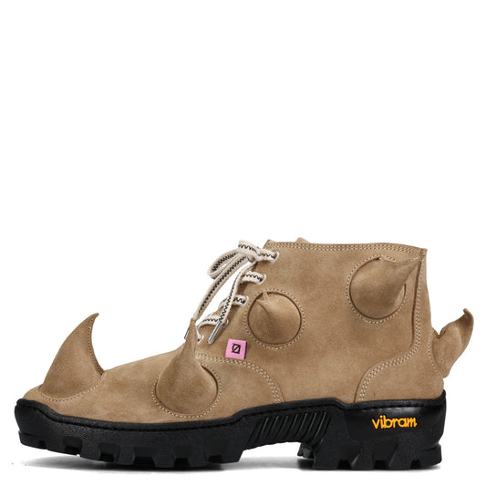 ANTLER BOOTS / BEIGE SUEDE