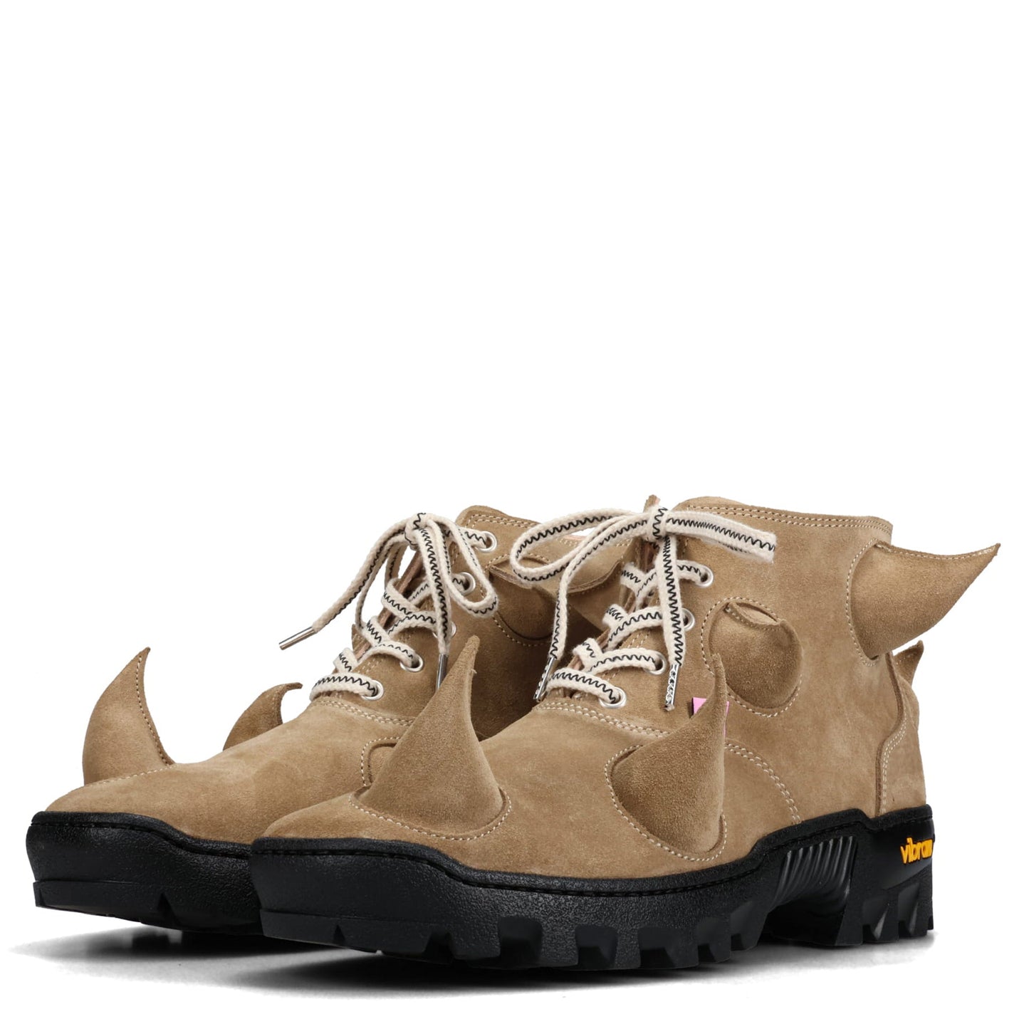 ANTLER BOOTS / BEIGE SUEDE