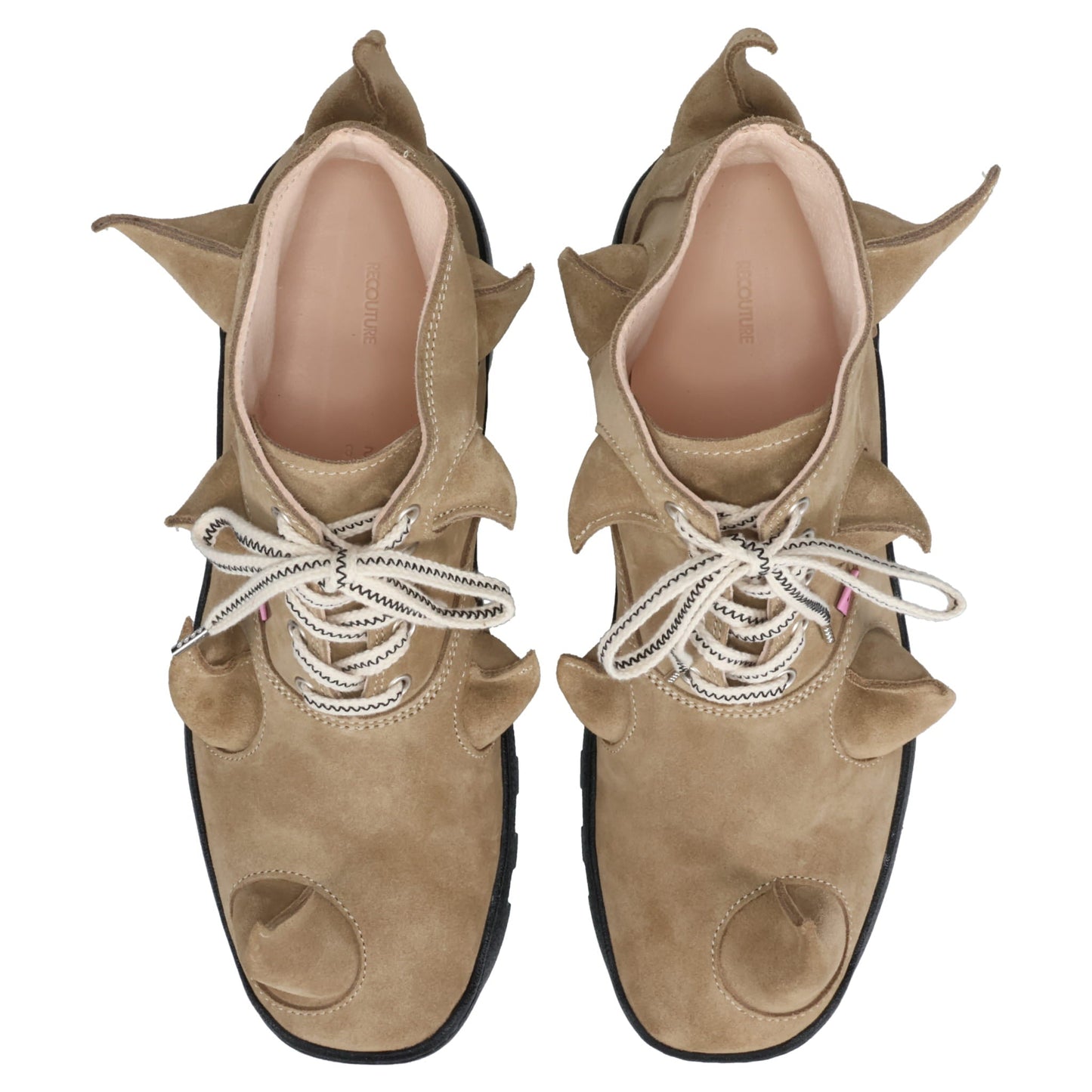 ANTLER BOOTS / BEIGE SUEDE