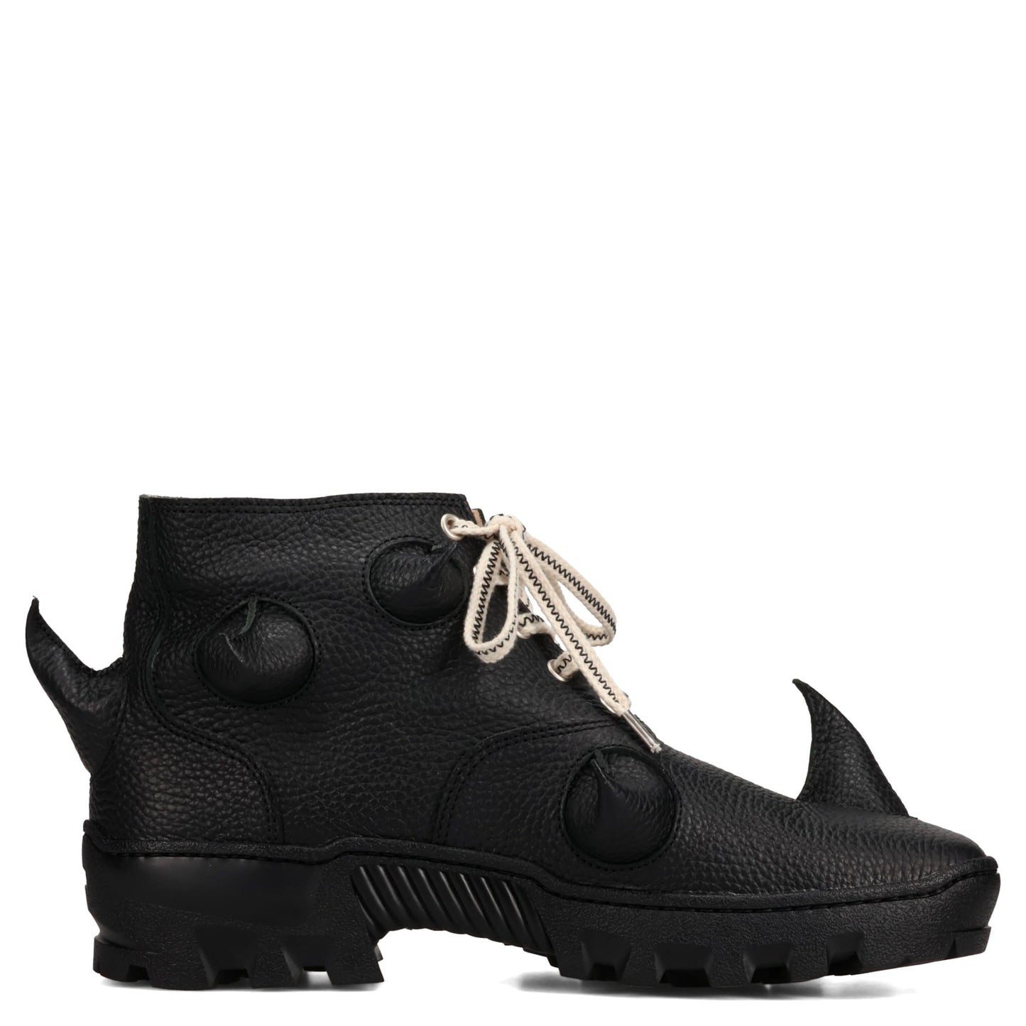 ANTLER BOOTS / BLACK LEATHER