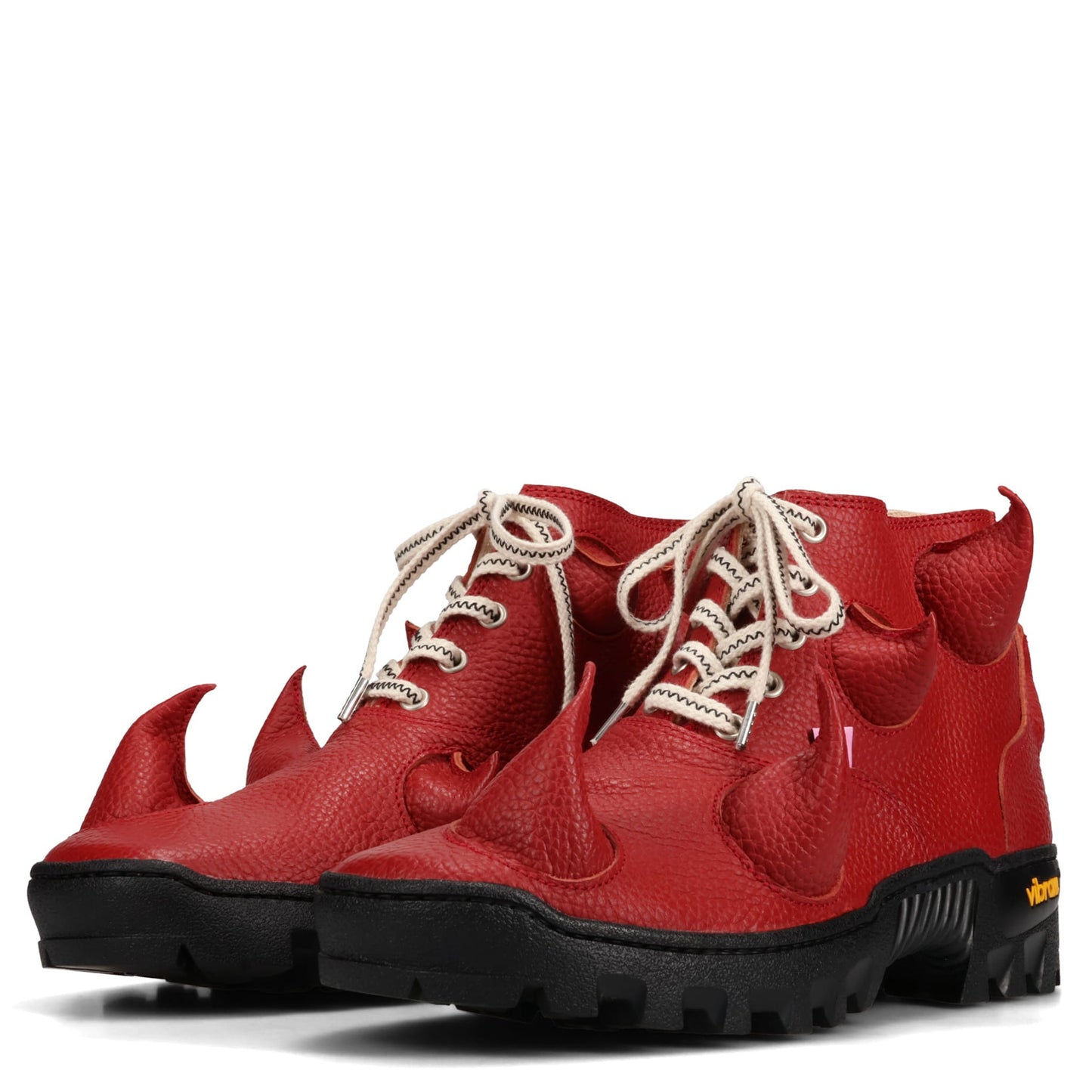 ANTLER BOOTS / RED LEATHER