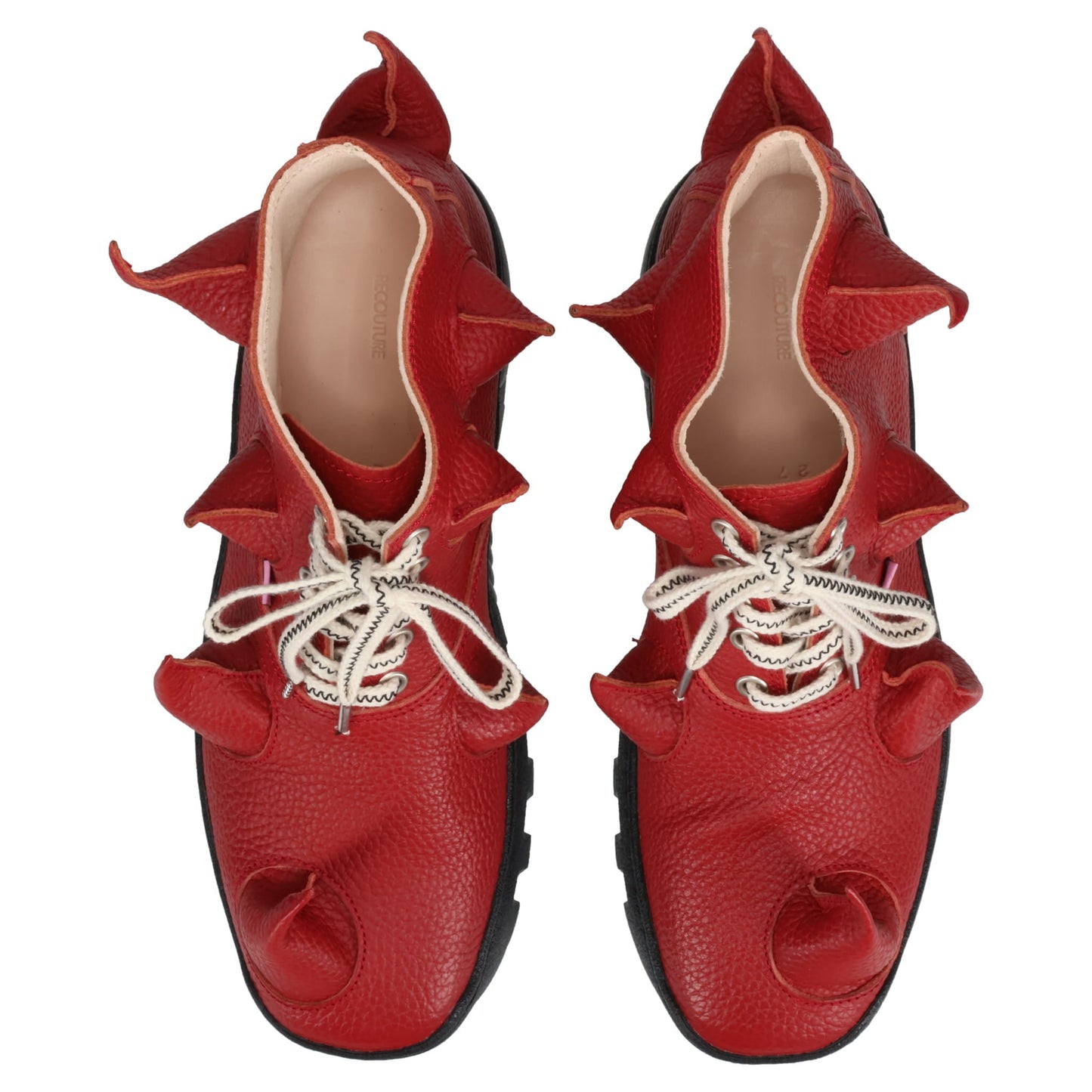 ANTLER BOOTS / RED LEATHER
