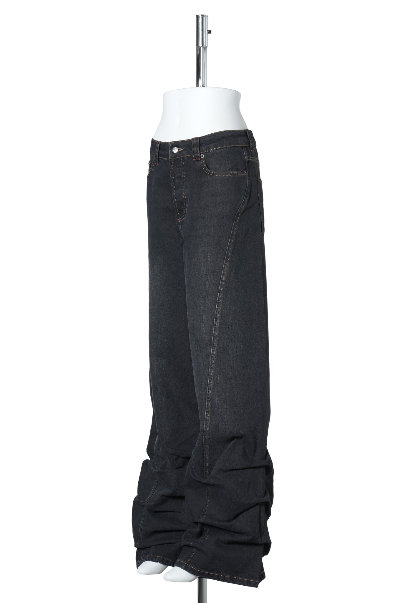 AVAVAV PLEATED JEAN BLACK / BLACK