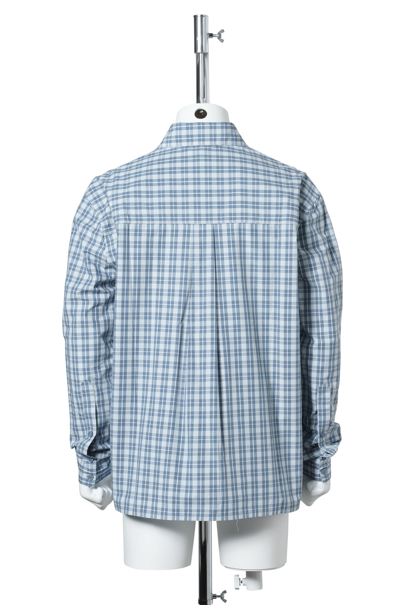 SAM CUT-OUT CAGING SHIRT POLO / BLUE