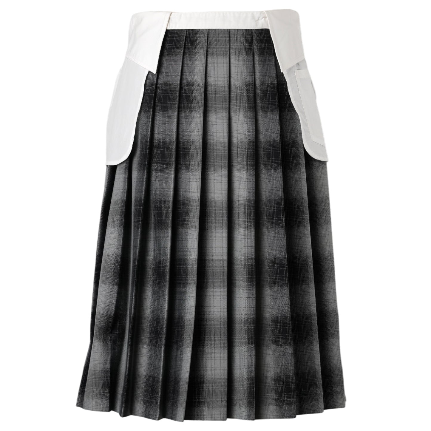 COLLAR SKIRT / CHECK