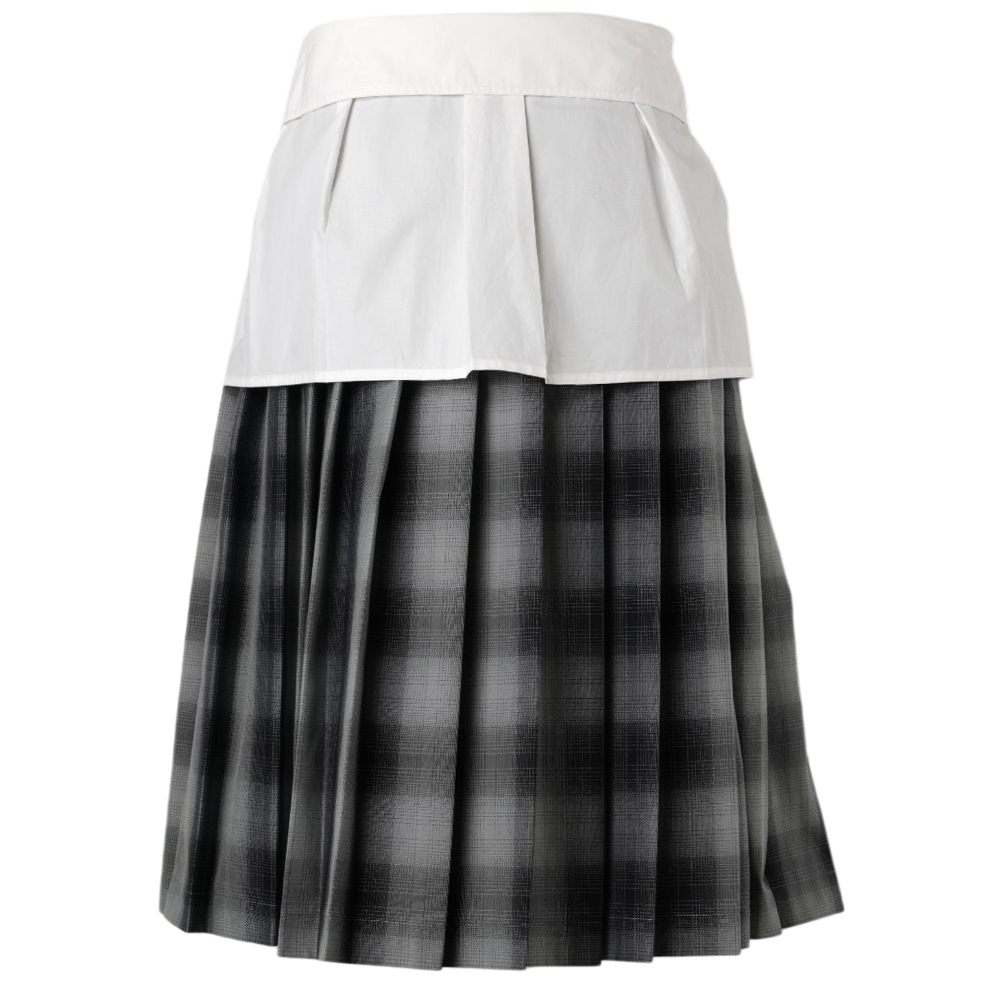 COLLAR SKIRT / CHECK