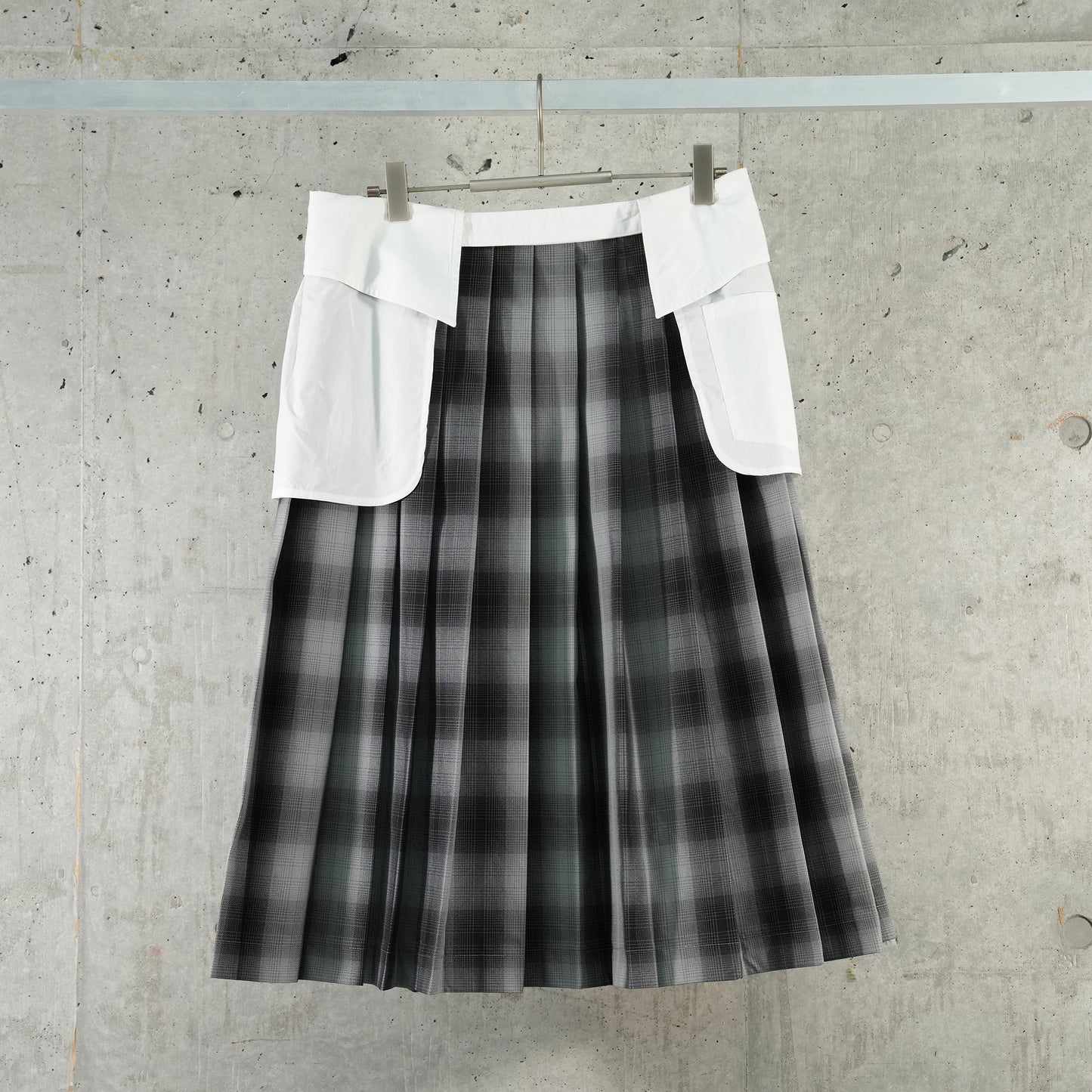 COLLAR SKIRT / CHECK