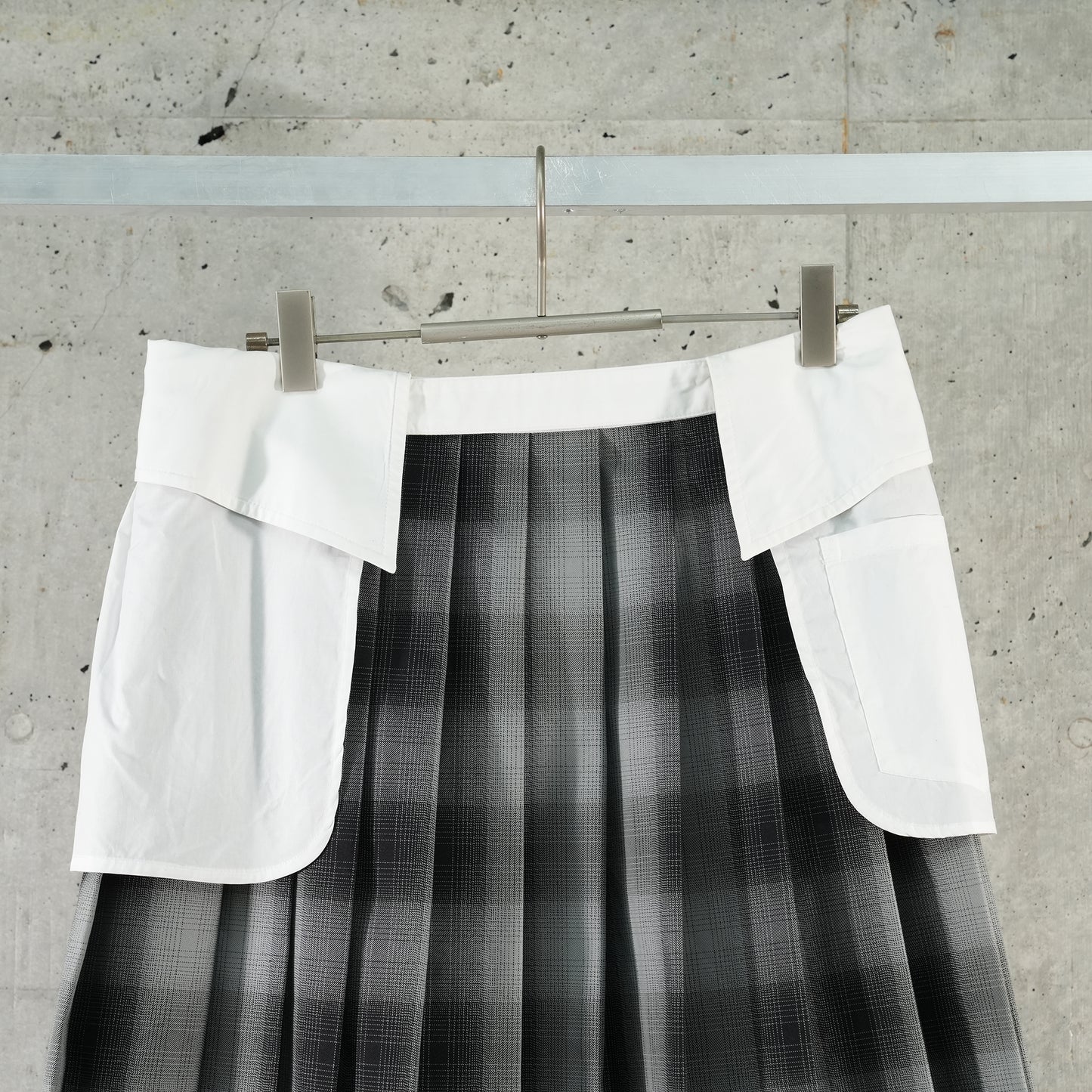 COLLAR SKIRT / CHECK