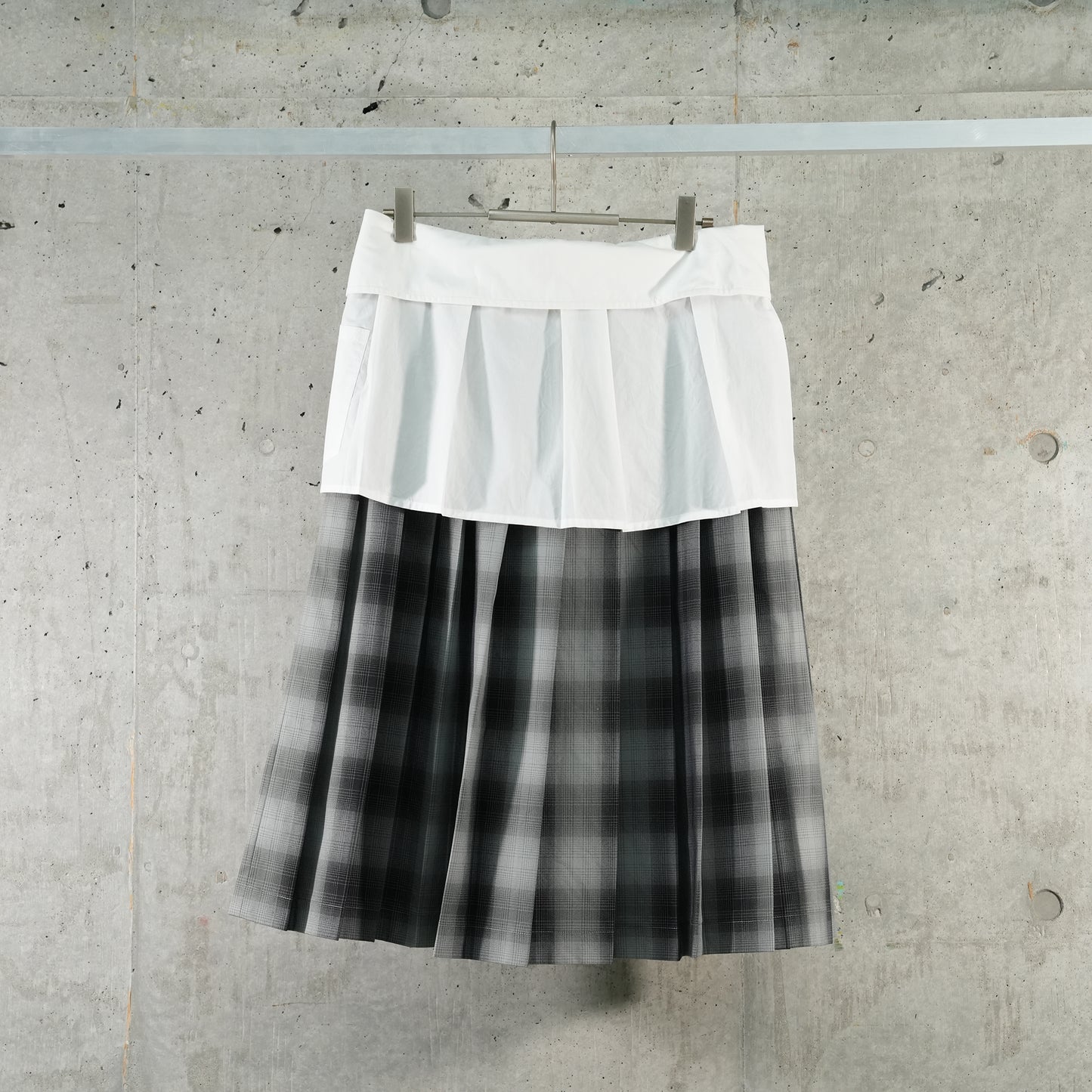 COLLAR SKIRT / CHECK