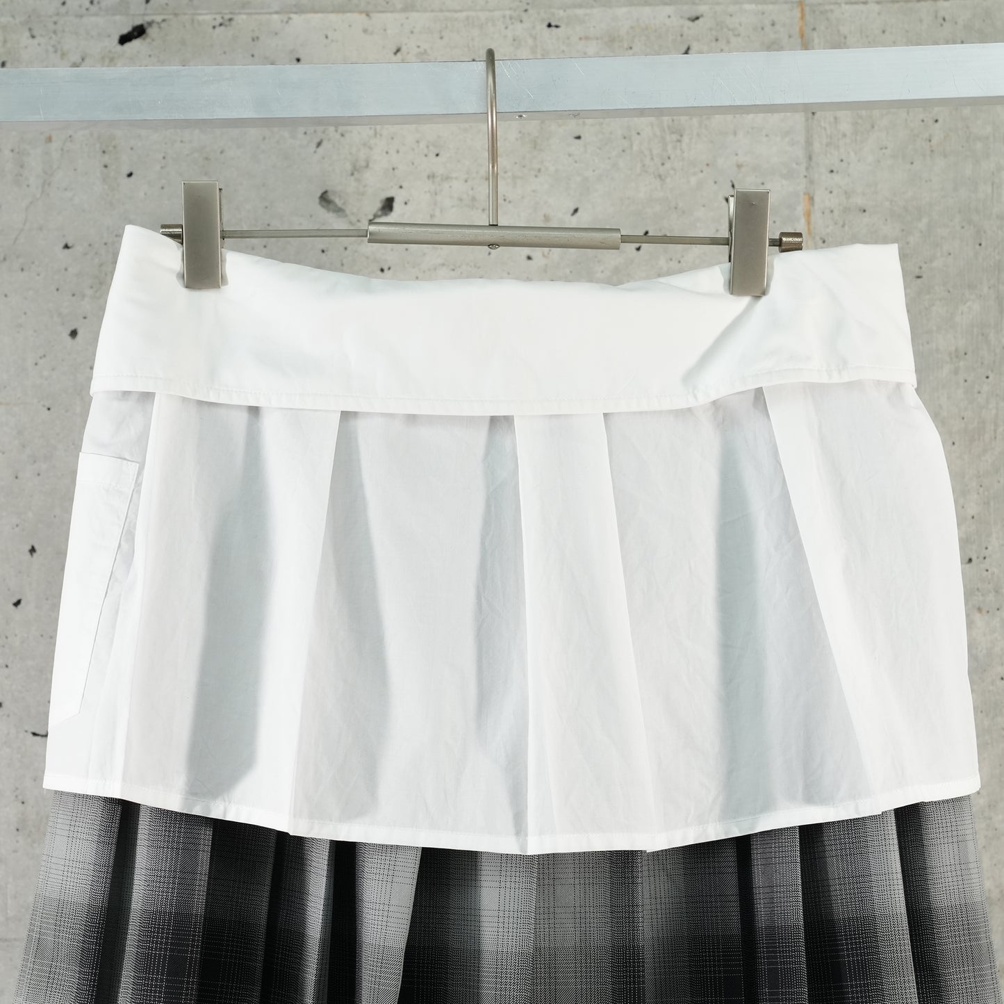 COLLAR SKIRT / CHECK