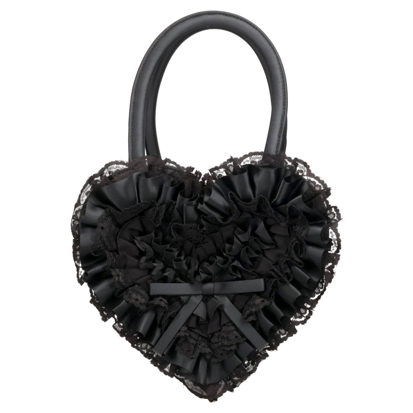 BOW HEART BAG / BLACK