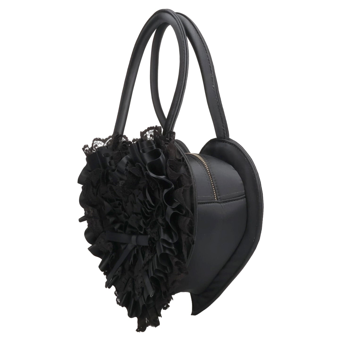 BOW HEART BAG / BLACK