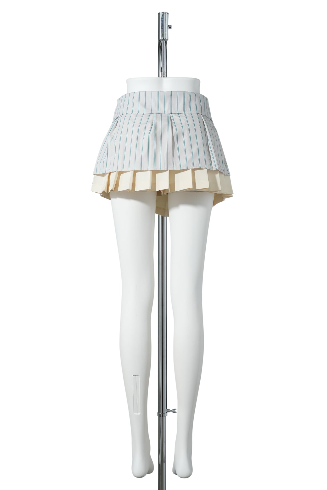 COLLAR MINI SKORT / STRIPE