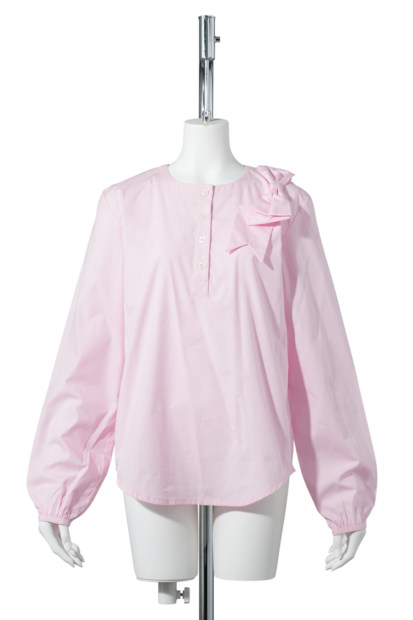 BOW SHIRT / PINK
