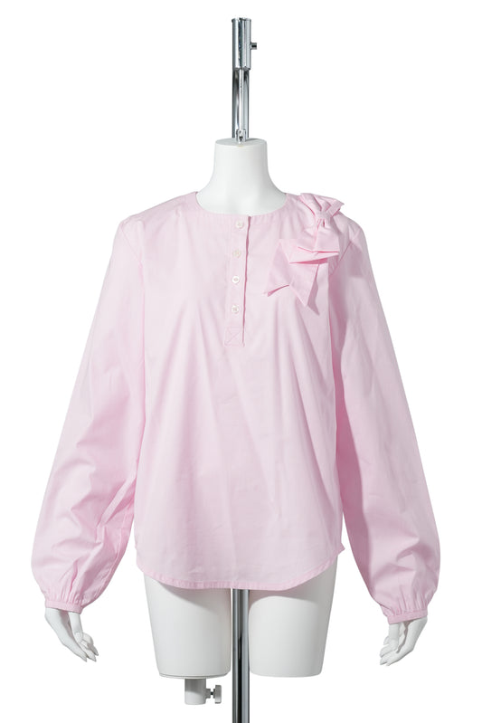 BOW SHIRT / PINK