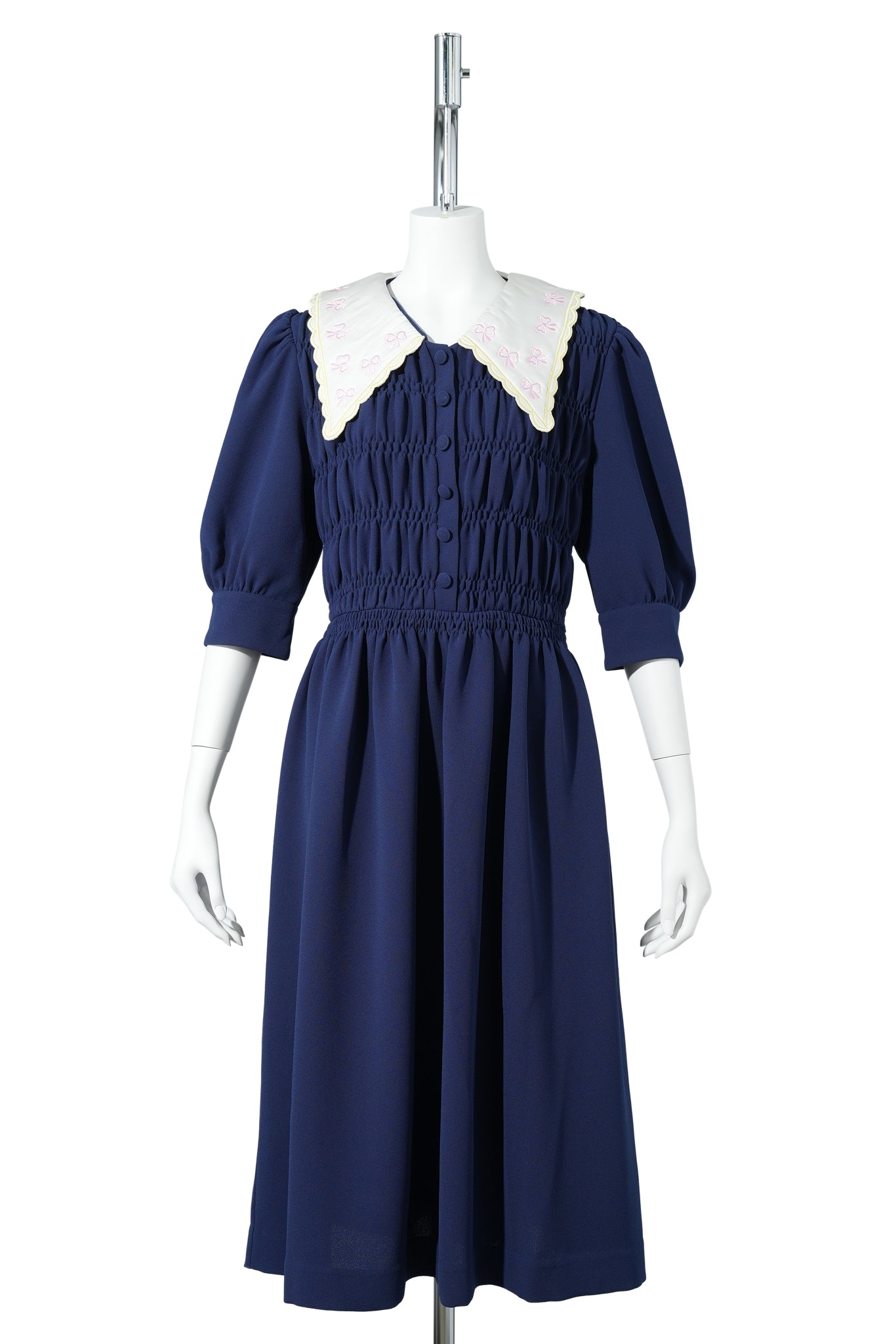 BABY TEA DRESS / NAVY