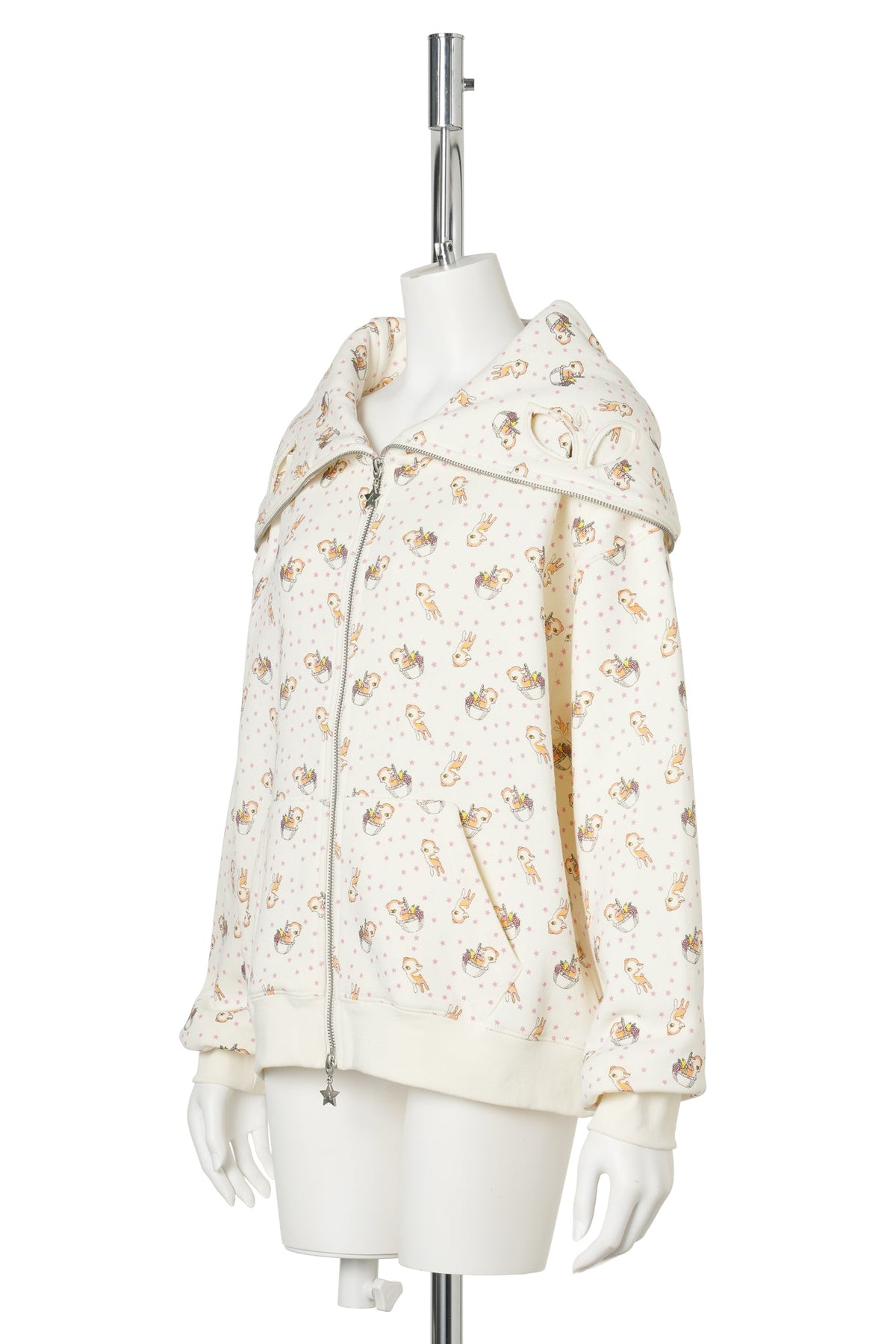 BUTTERFLY HOODIE / PEACH DEER